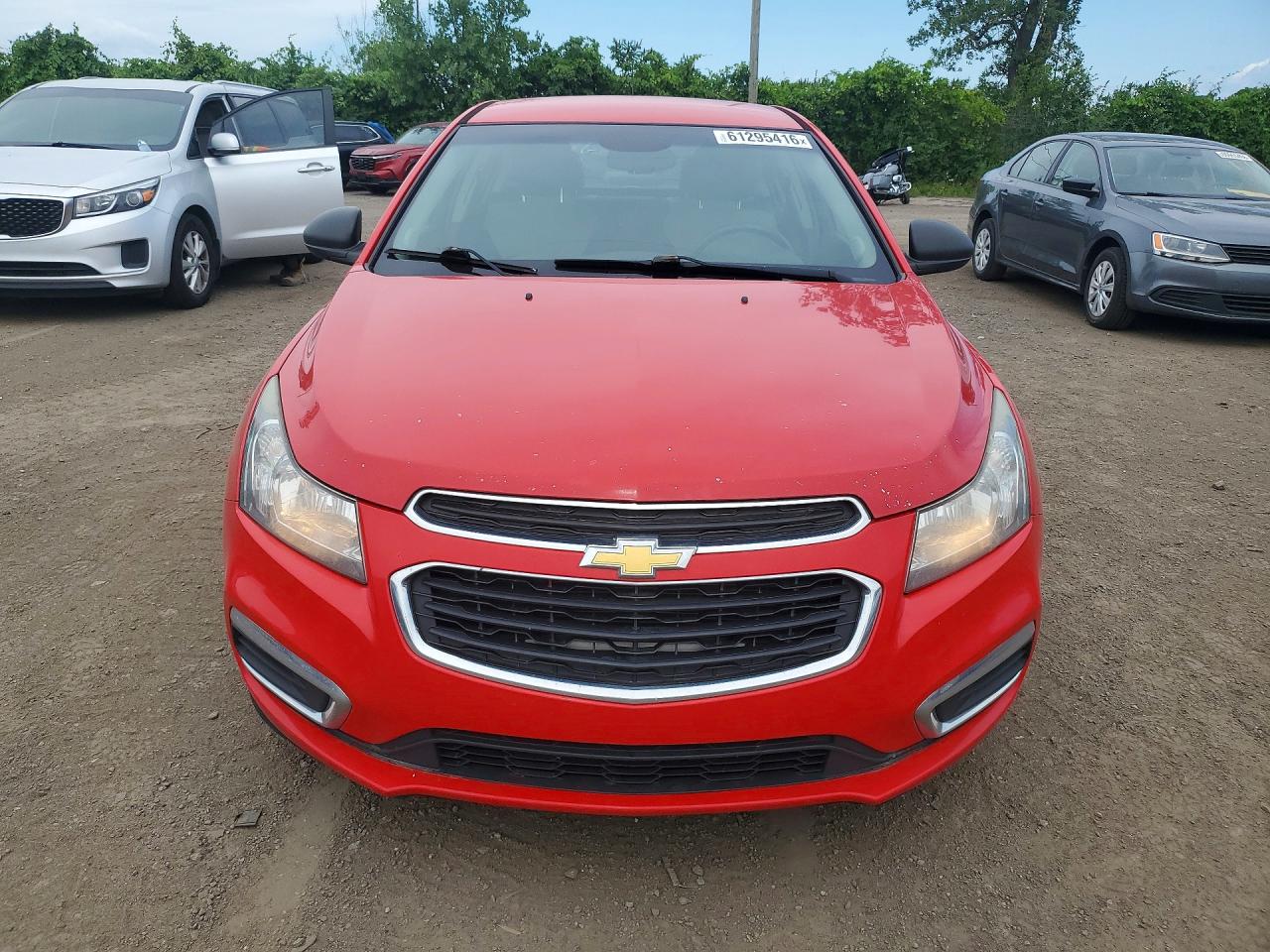 2015 Chevrolet Cruze Ls Red vin: 1G1PB5SH6F7236802