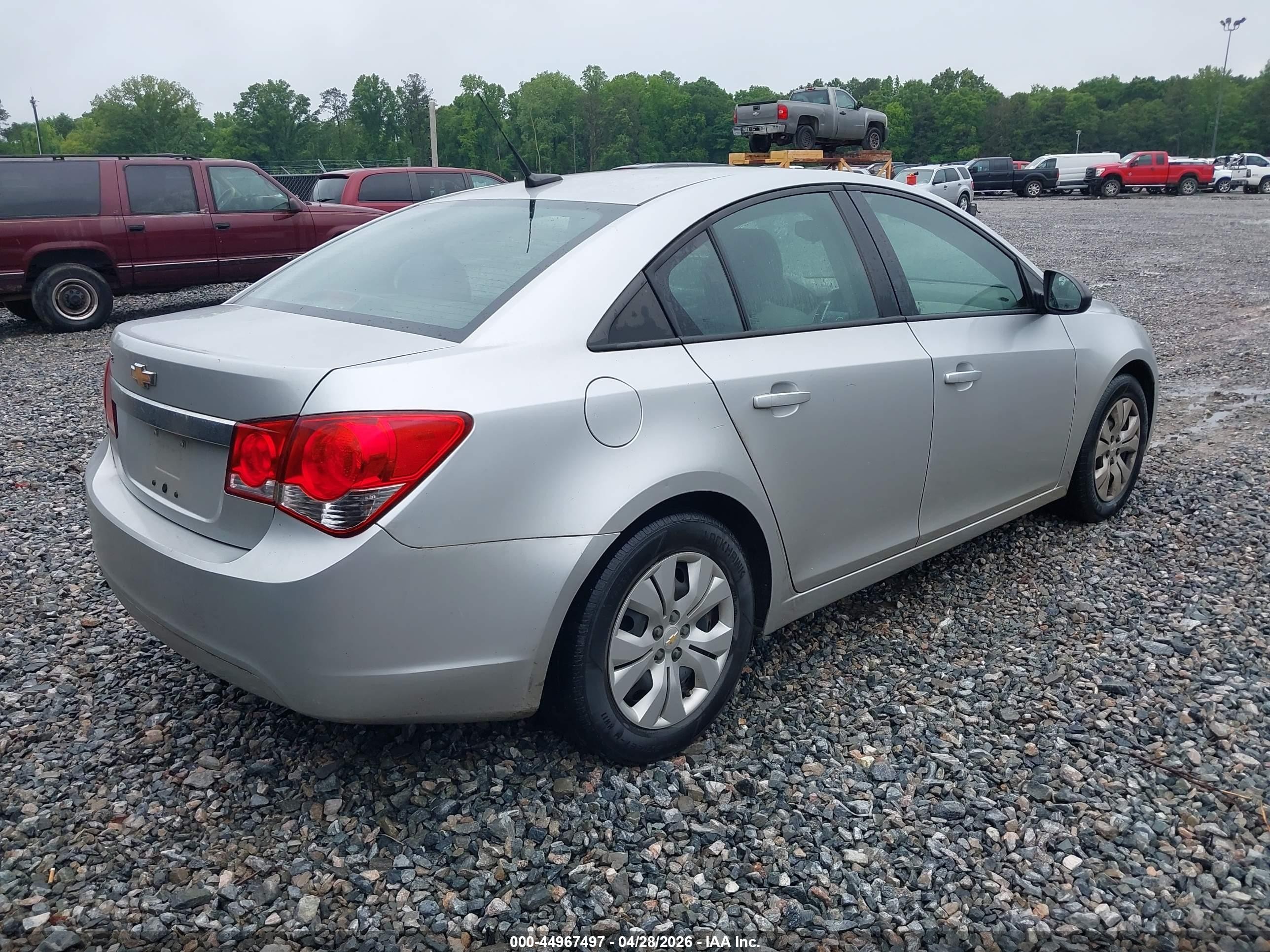 2014 Chevrolet Cruze Ls Manual Серебряный vin: 1G1PB5SH7E7422833