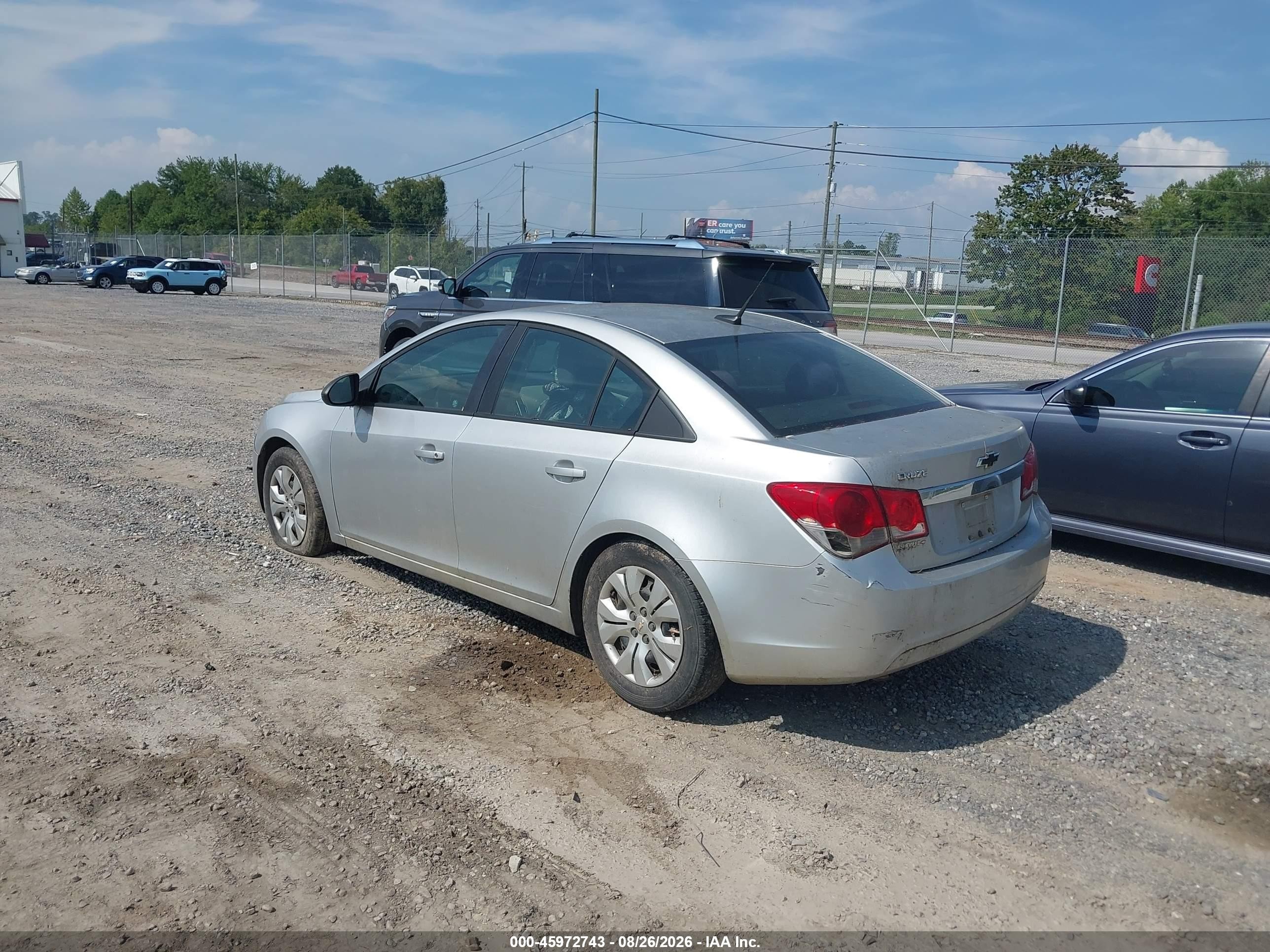 2013 Chevrolet Cruze Ls Manual Silver vin: 1G1PB5SH8D7160528