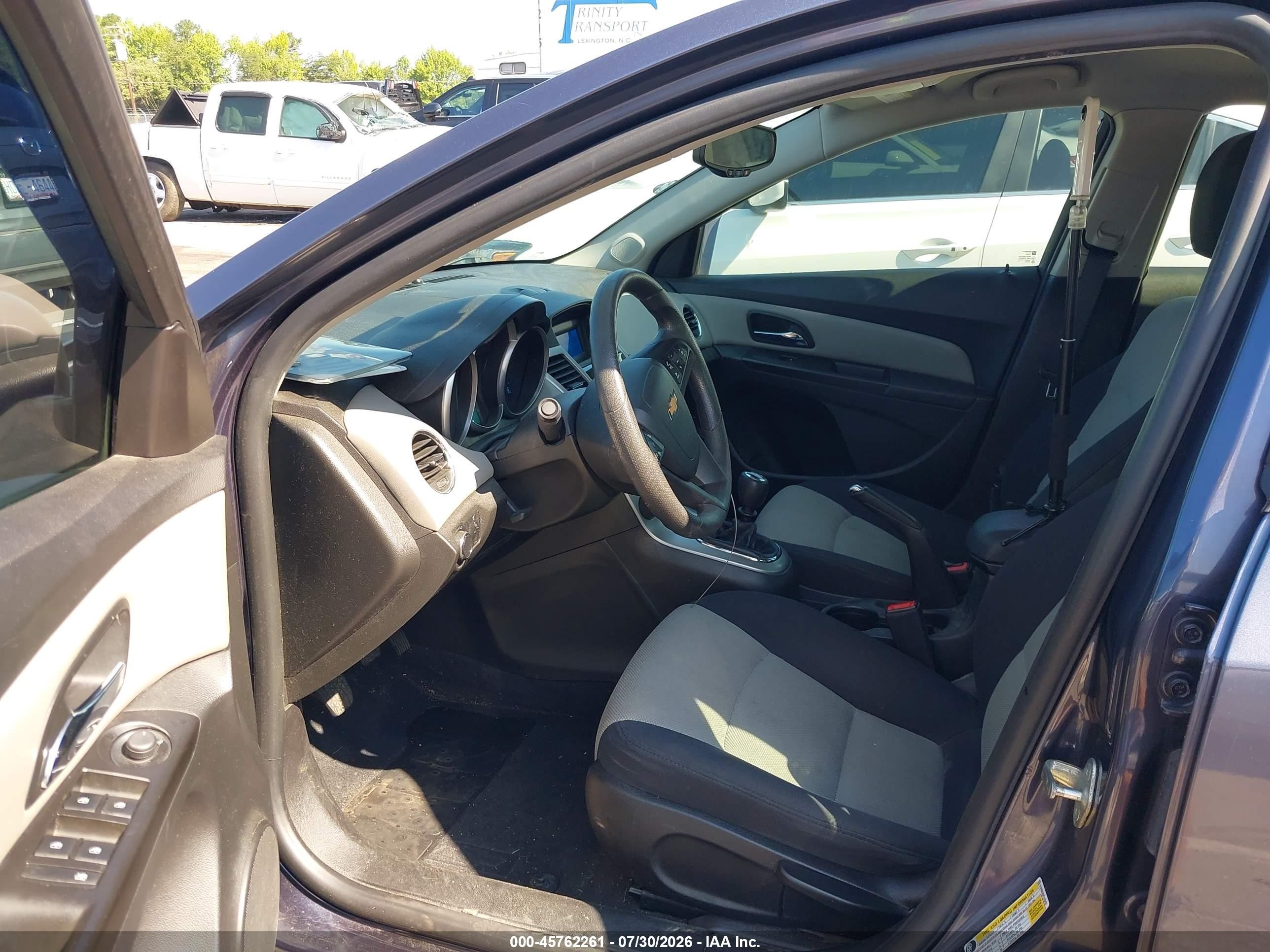 2014 Chevrolet Cruze Ls Manual Gray vin: 1G1PB5SH8E7323437