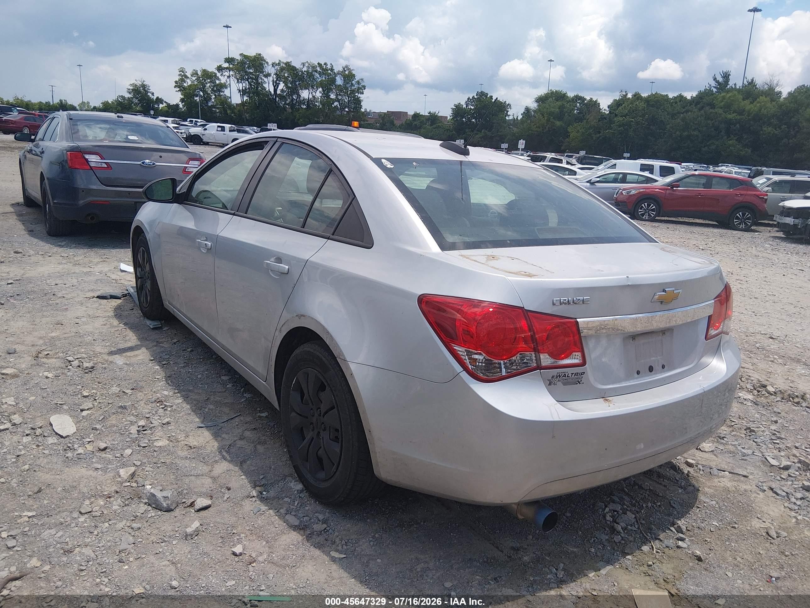 2015 Chevrolet Cruze Ls Manual Gray vin: 1G1PB5SH8F7280719