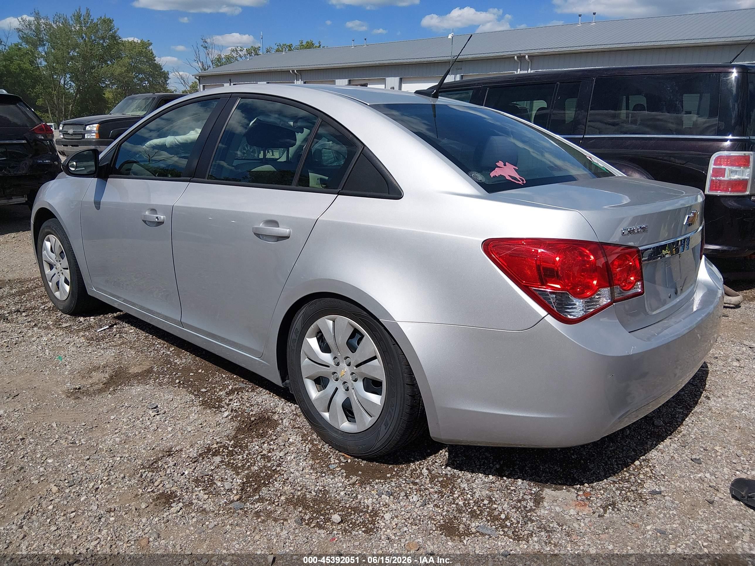 2014 Chevrolet Cruze Ls Manual Silver vin: 1G1PB5SH9E7131136
