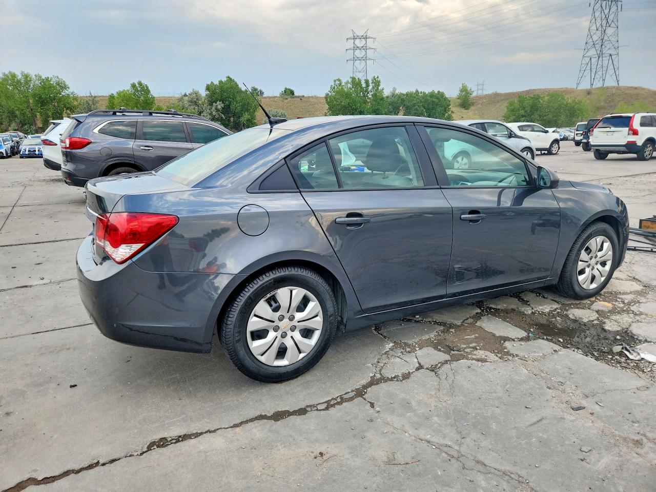 2013 Chevrolet Cruze Ls Gray vin: 1G1PB5SHXD7152561
