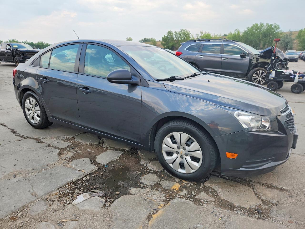 2013 Chevrolet Cruze Ls Gray vin: 1G1PB5SHXD7152561