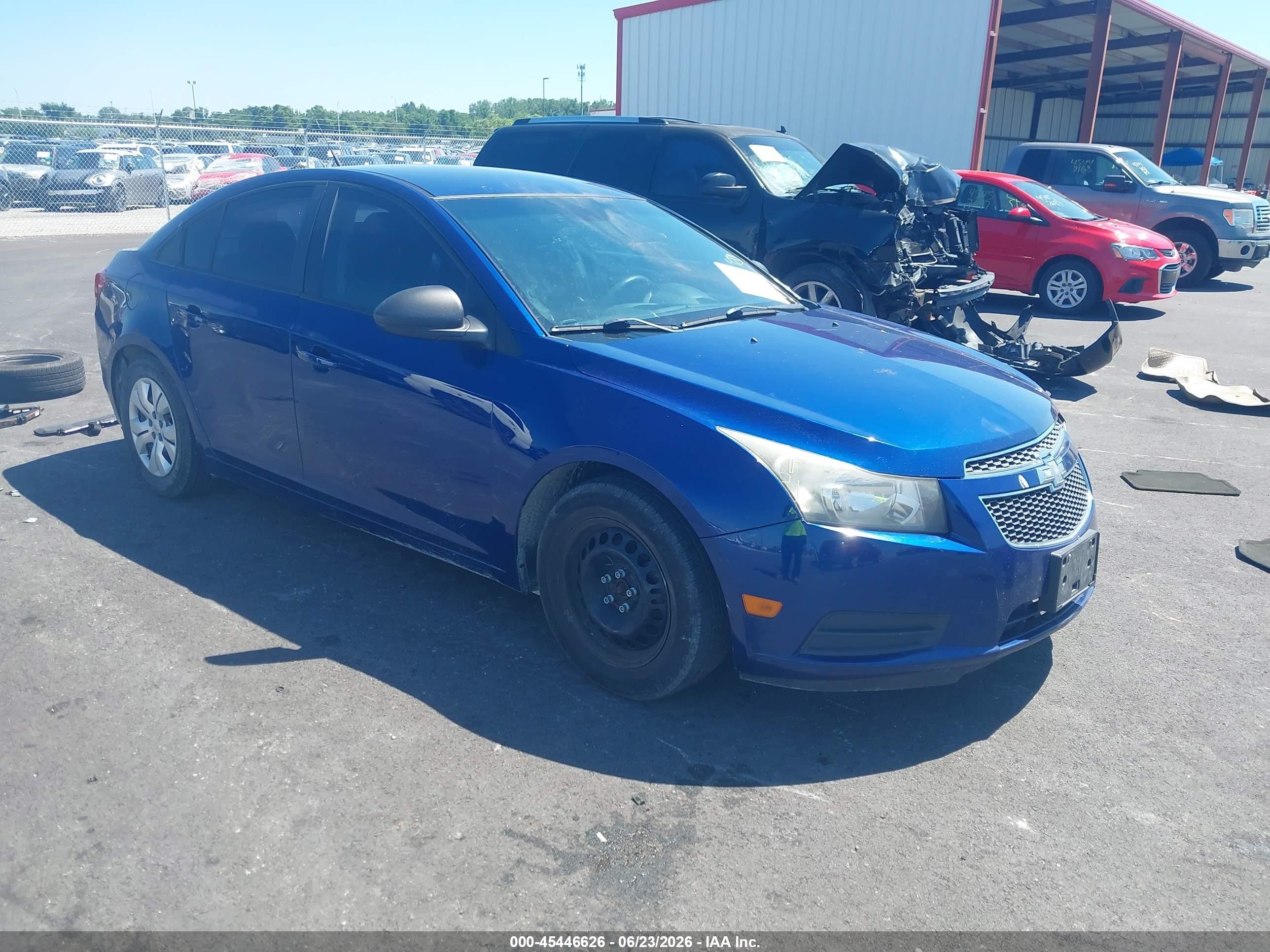 2013 Chevrolet Cruze Ls Manual Blue vin: 1G1PB5SHXD7164192