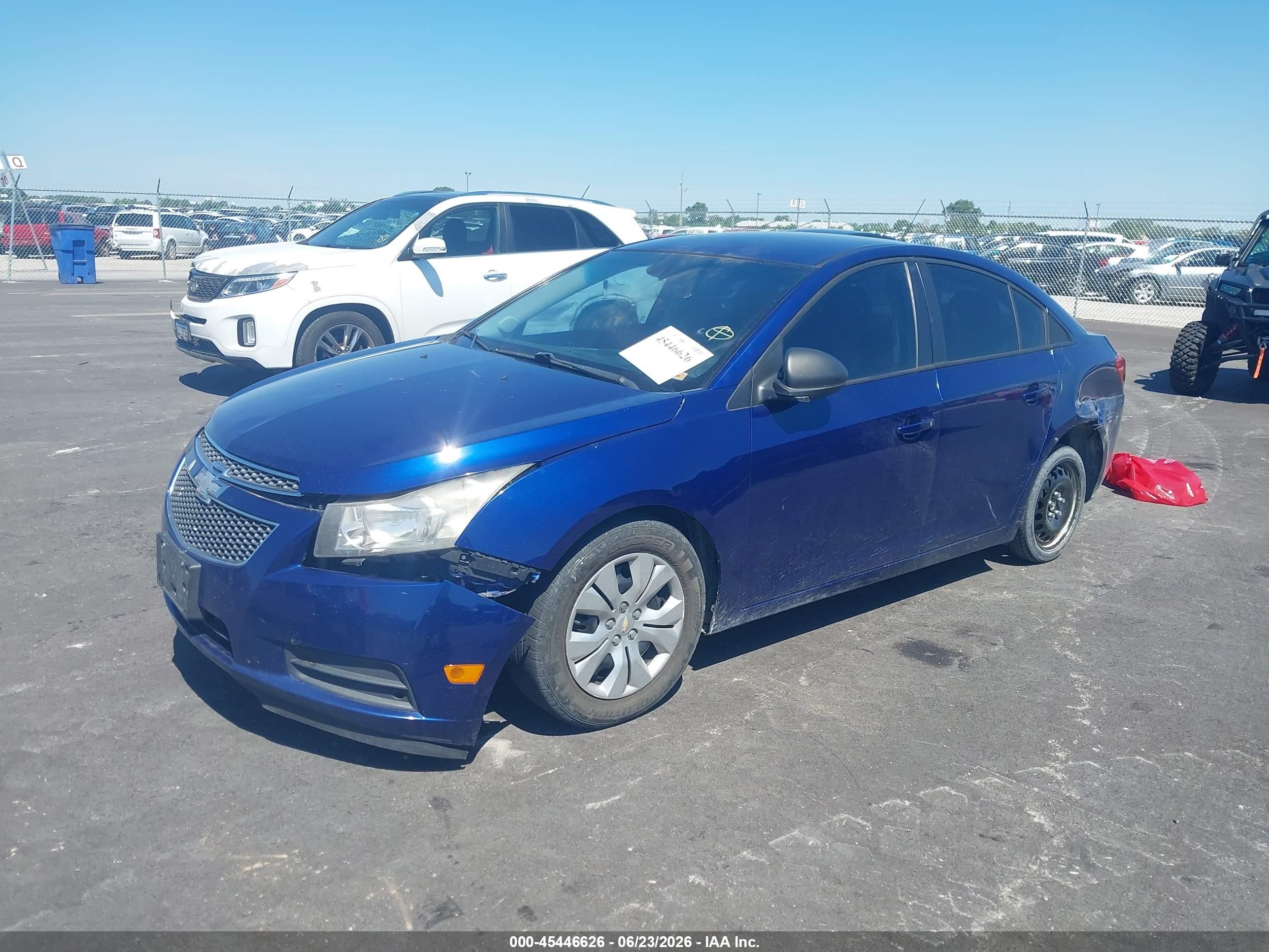 2013 Chevrolet Cruze Ls Manual Blue vin: 1G1PB5SHXD7164192