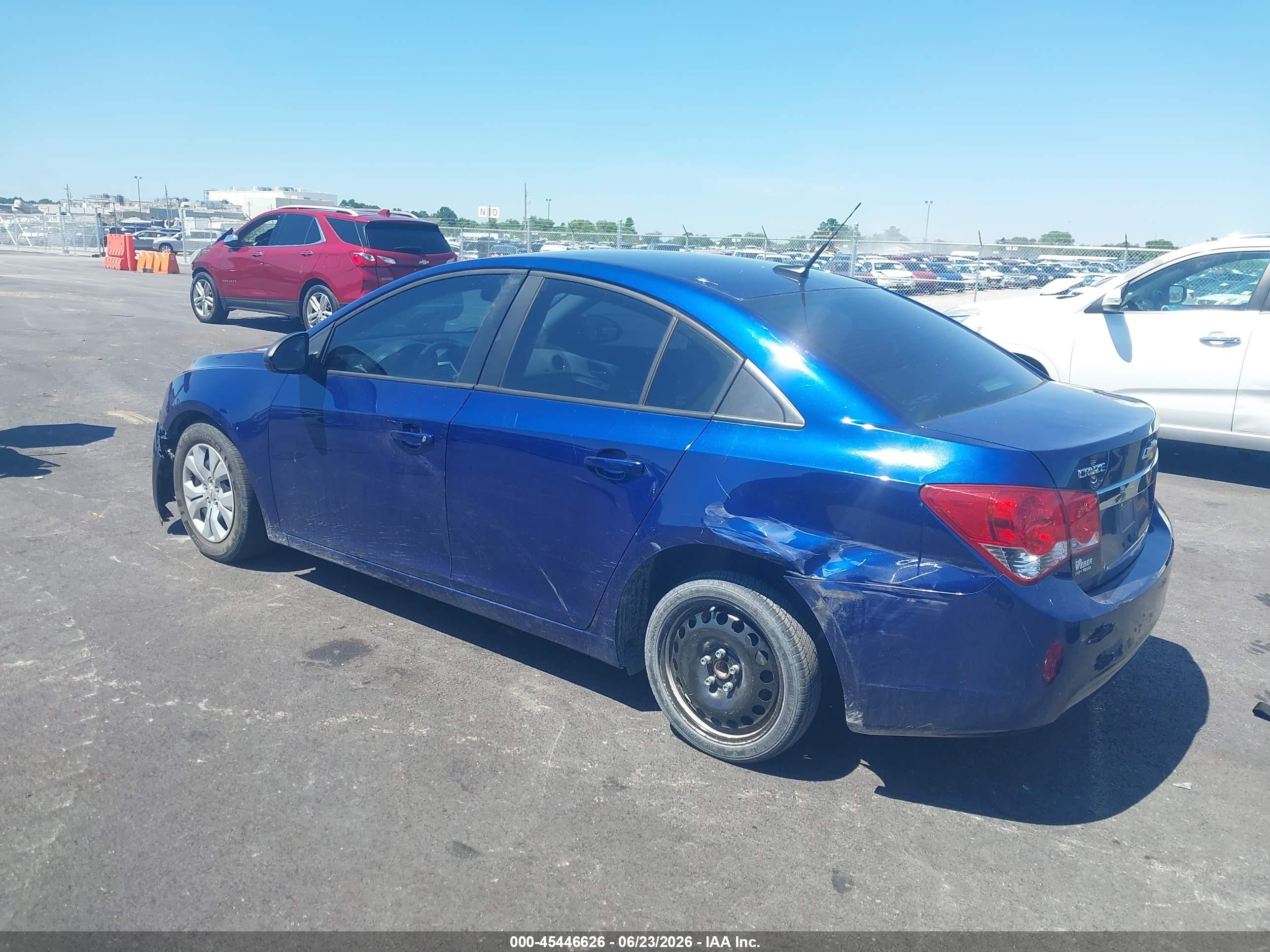 2013 Chevrolet Cruze Ls Manual Blue vin: 1G1PB5SHXD7164192