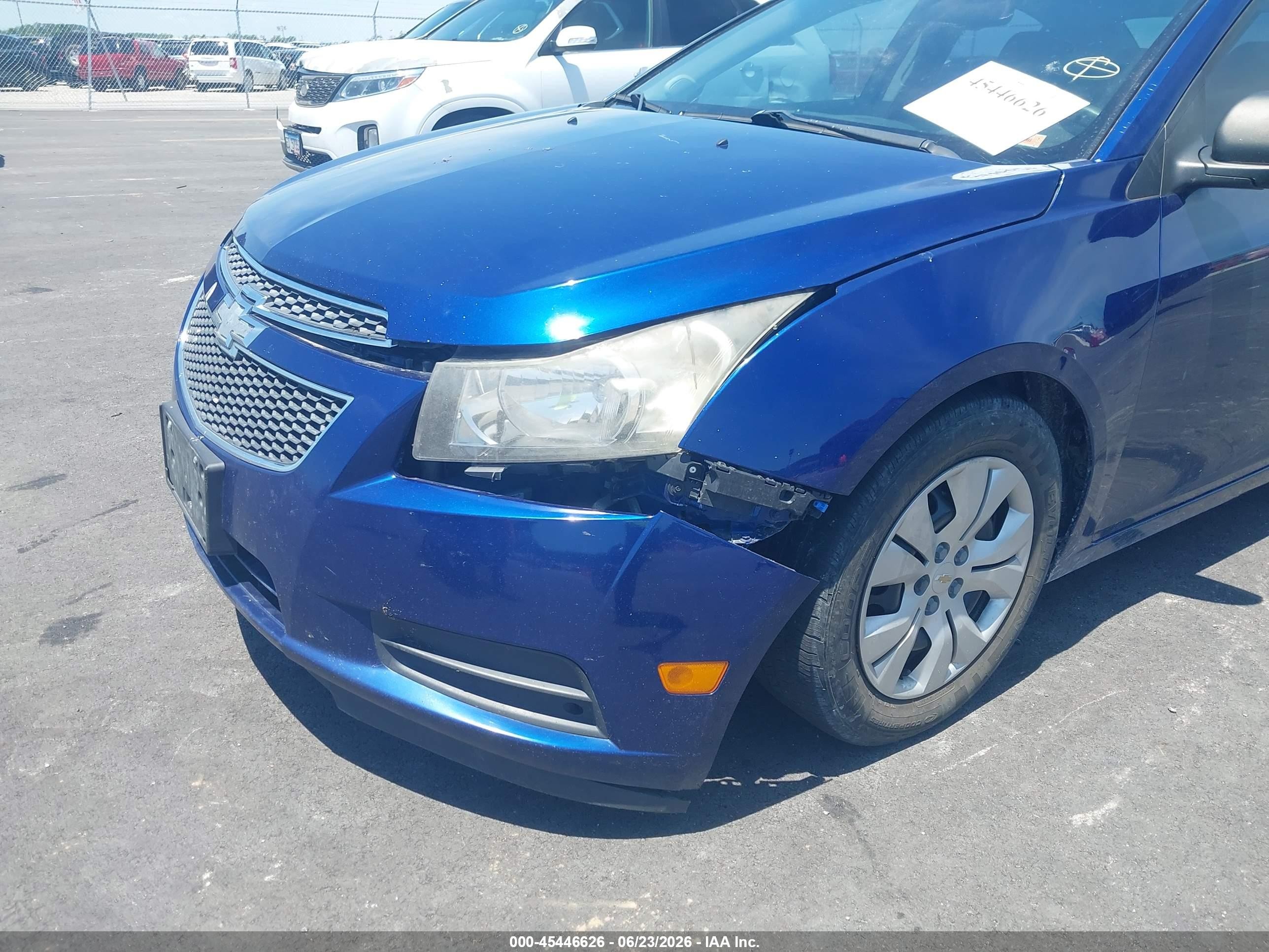 2013 Chevrolet Cruze Ls Manual Blue vin: 1G1PB5SHXD7164192