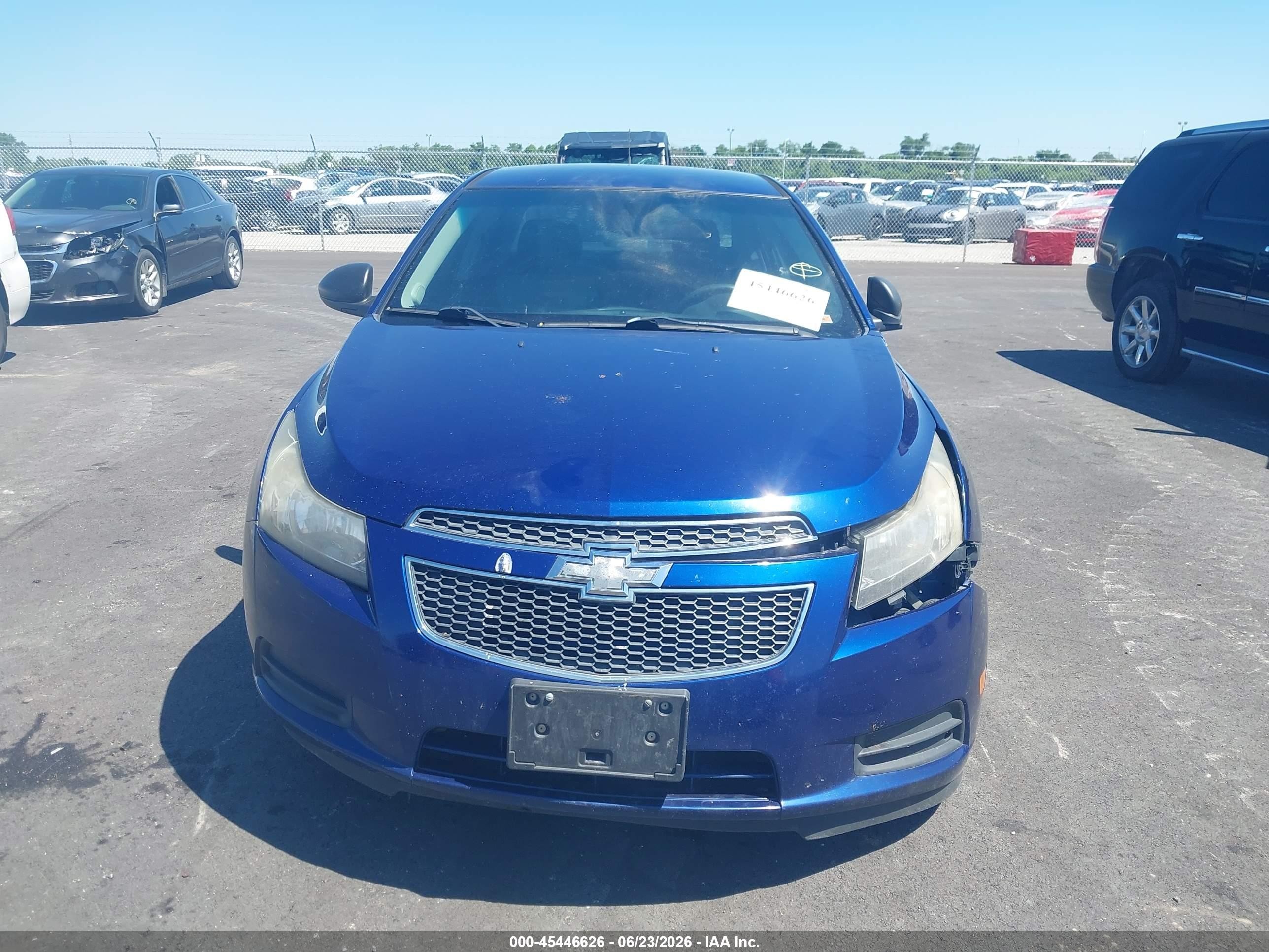 2013 Chevrolet Cruze Ls Manual Blue vin: 1G1PB5SHXD7164192