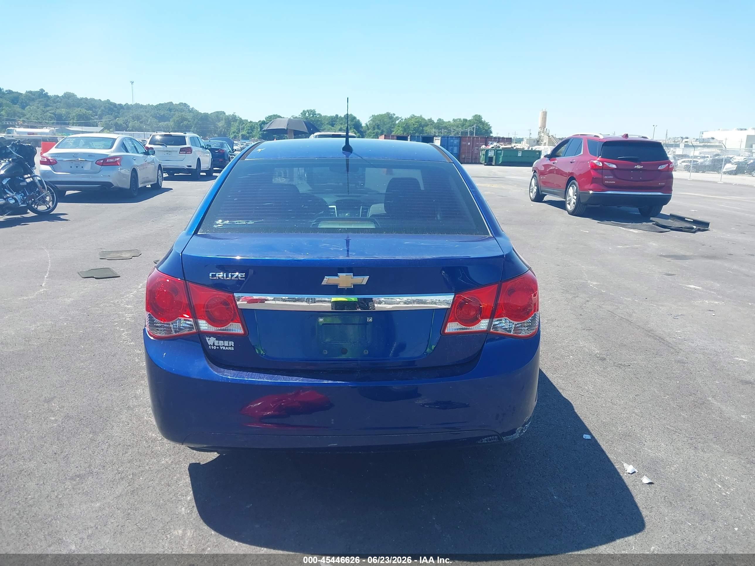 2013 Chevrolet Cruze Ls Manual Blue vin: 1G1PB5SHXD7164192