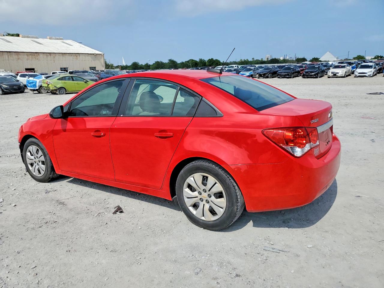 2015 Chevrolet Cruze Ls Red vin: 1G1PB5SHXF7133608