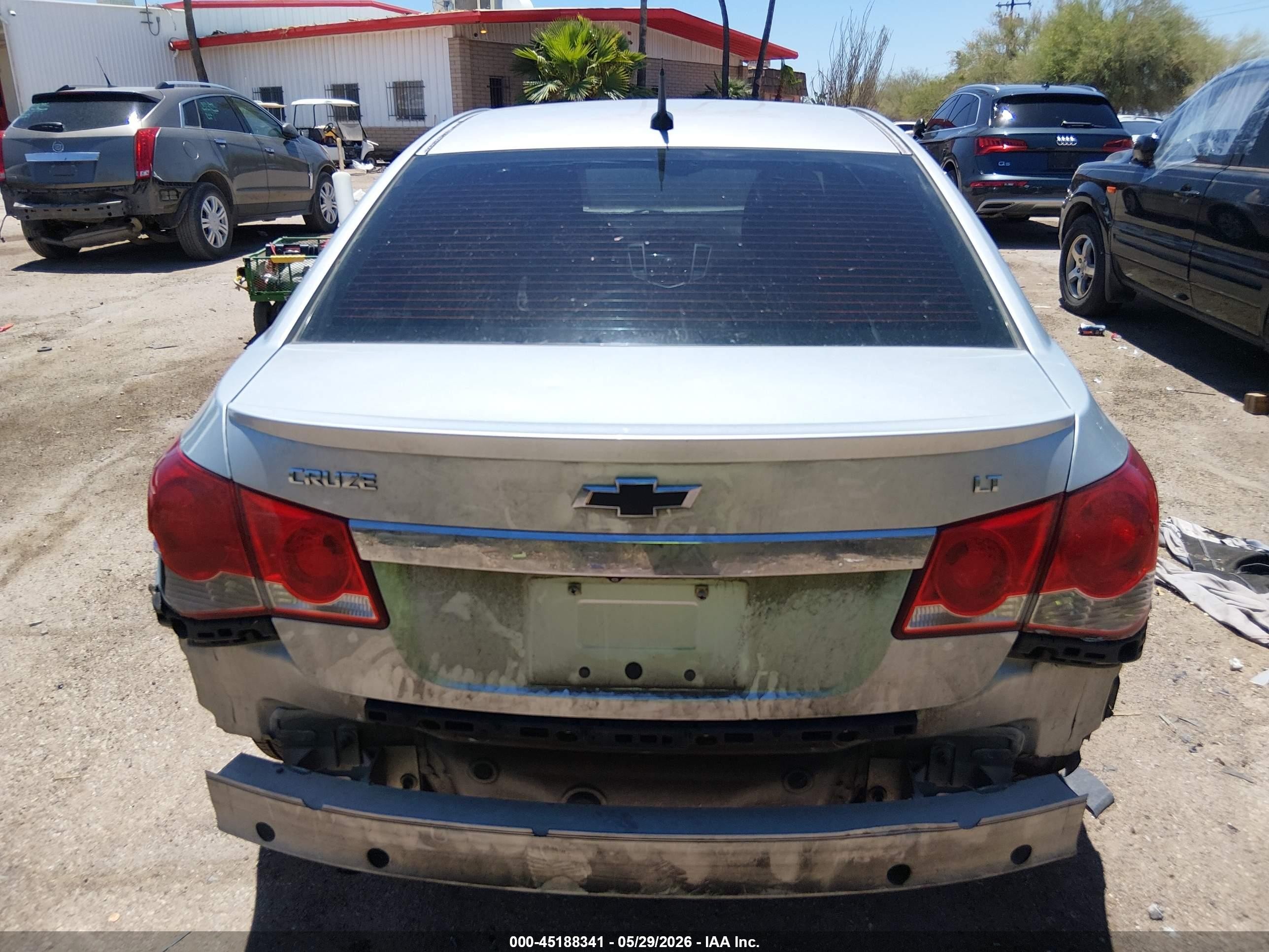 2013 Chevrolet Cruze 1lt Auto Silver vin: 1G1PC5SB0D7165974