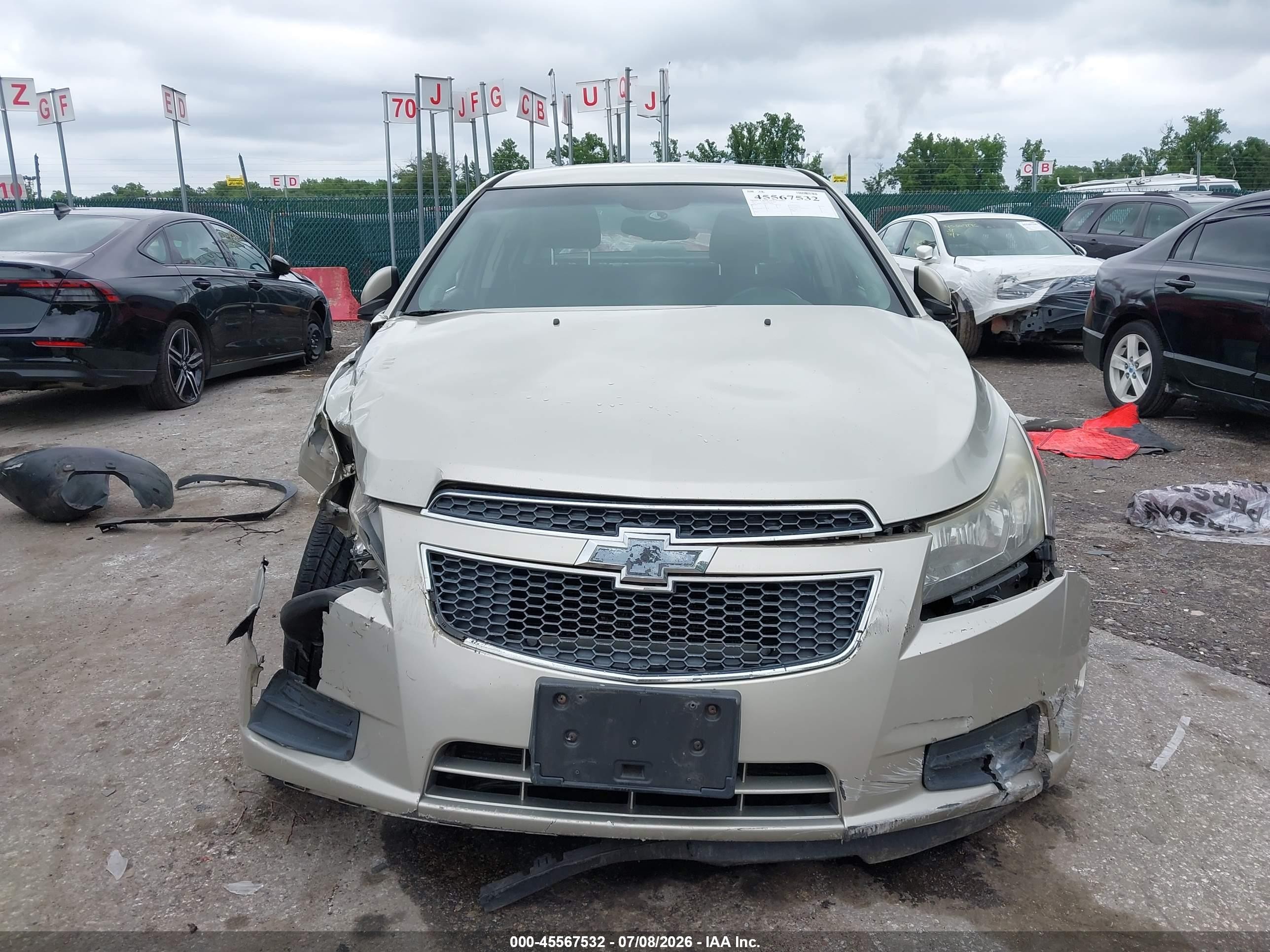 2013 Chevrolet Cruze 1lt Auto Gold vin: 1G1PC5SB0D7180605