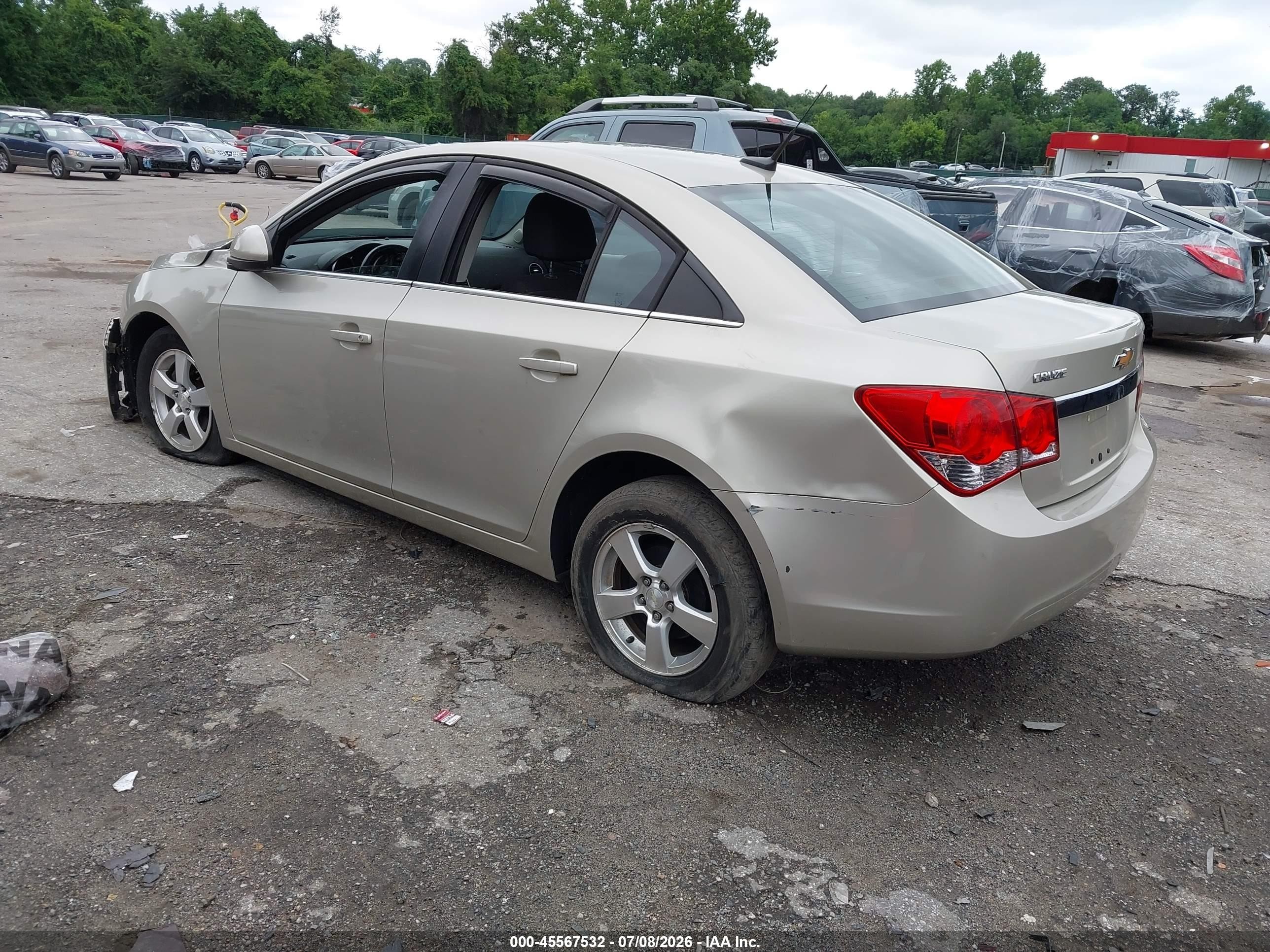 2013 Chevrolet Cruze 1lt Auto Gold vin: 1G1PC5SB0D7180605