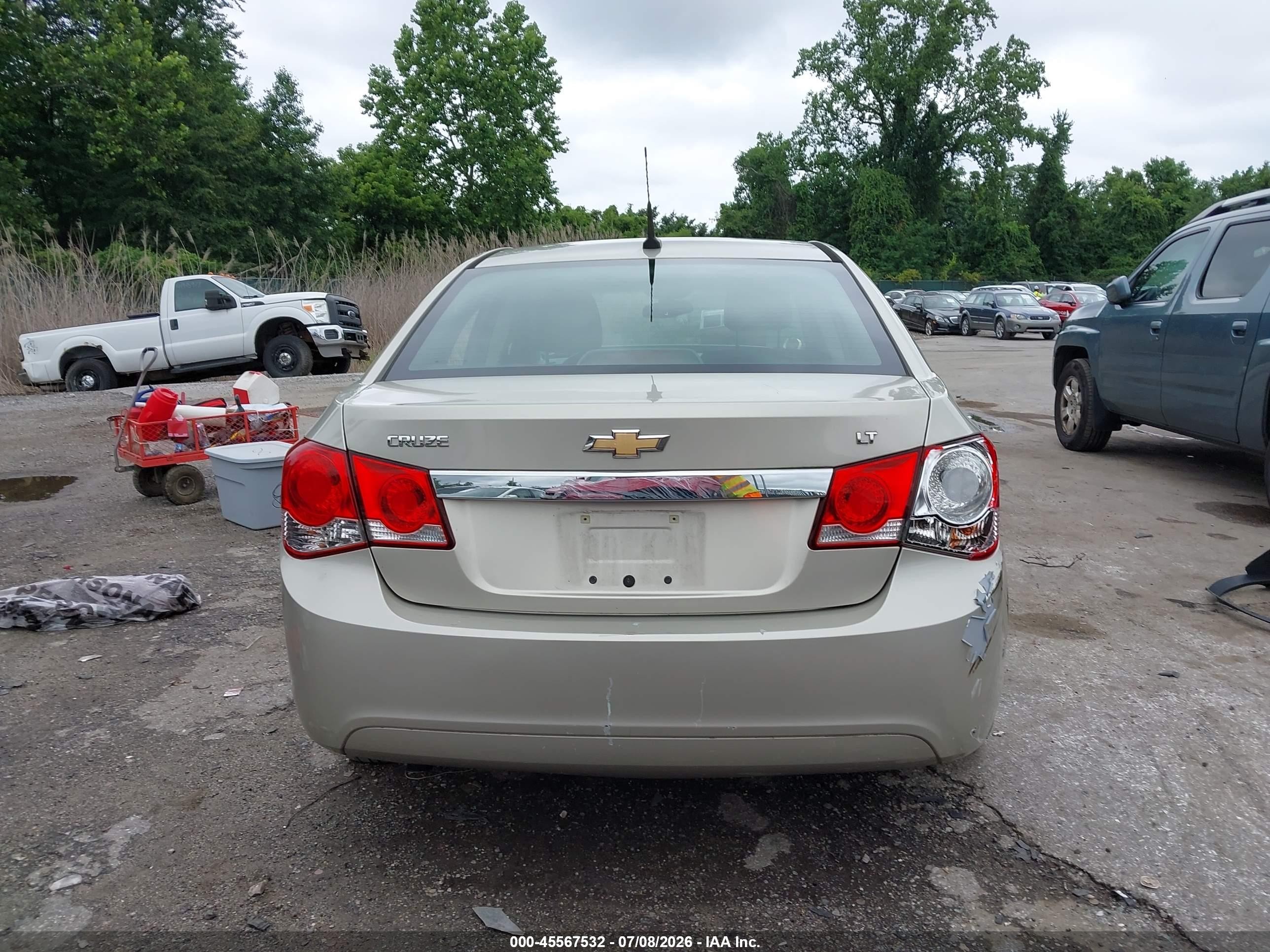 2013 Chevrolet Cruze 1lt Auto Gold vin: 1G1PC5SB0D7180605