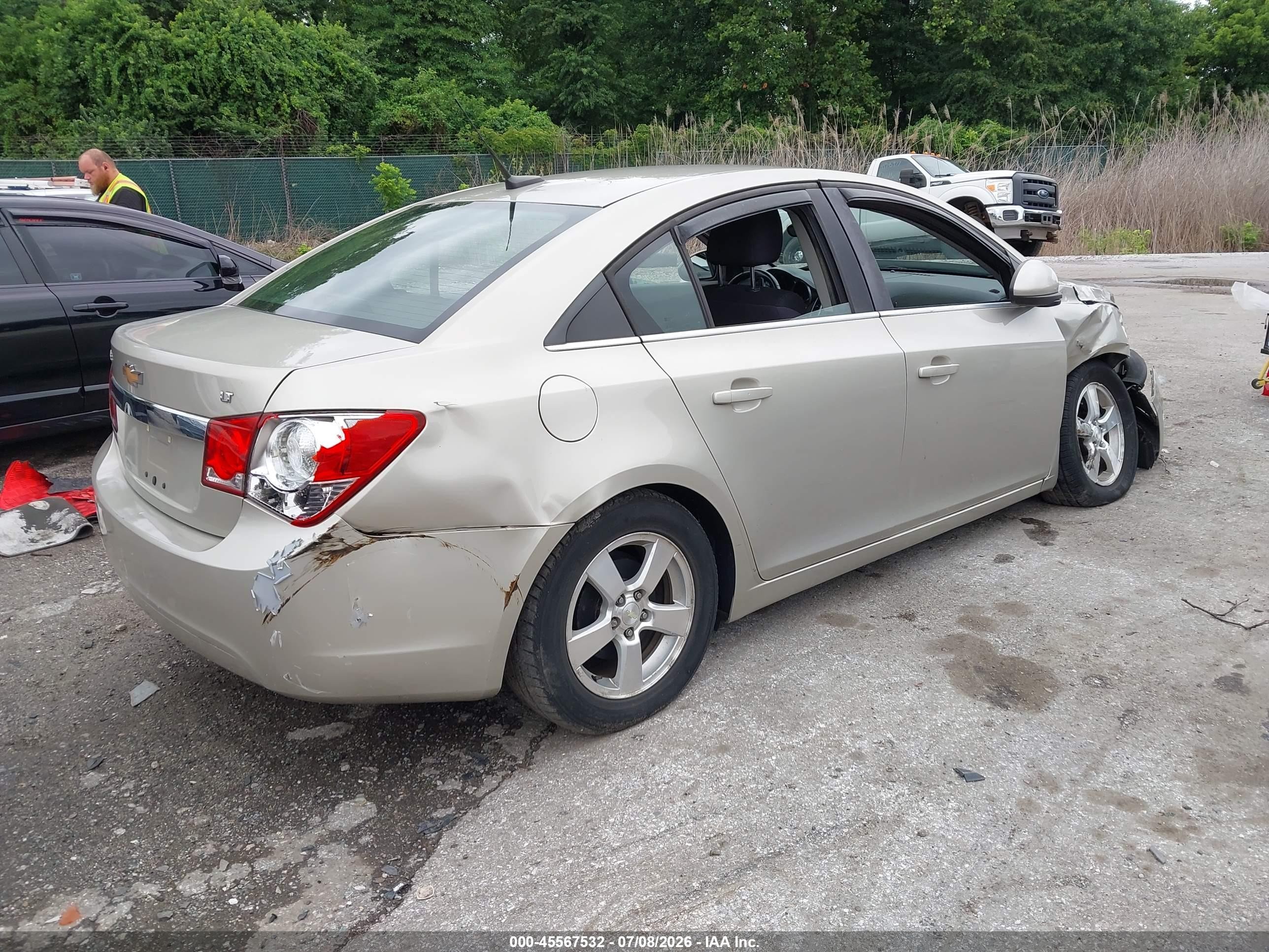 2013 Chevrolet Cruze 1lt Auto Золотой vin: 1G1PC5SB0D7180605