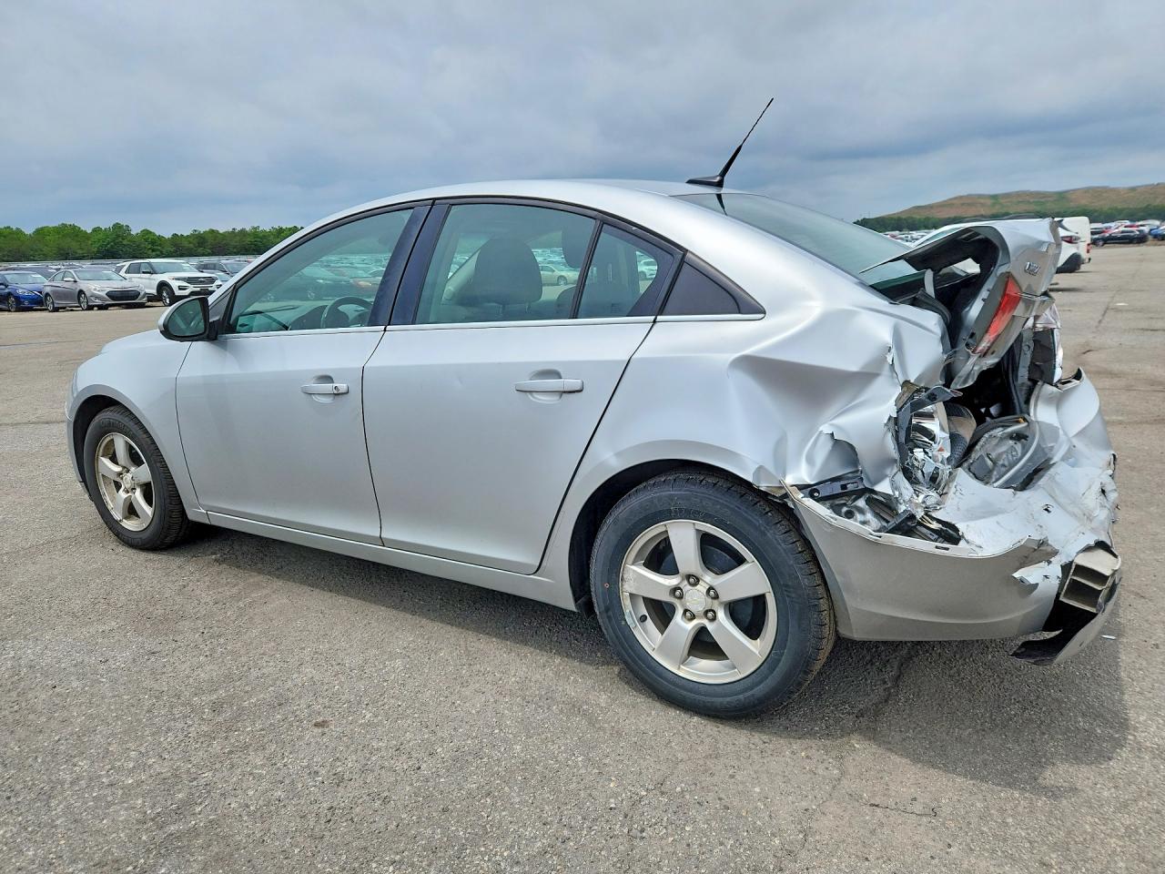 2013 Chevrolet Cruze Lt Silver vin: 1G1PC5SB0D7183505