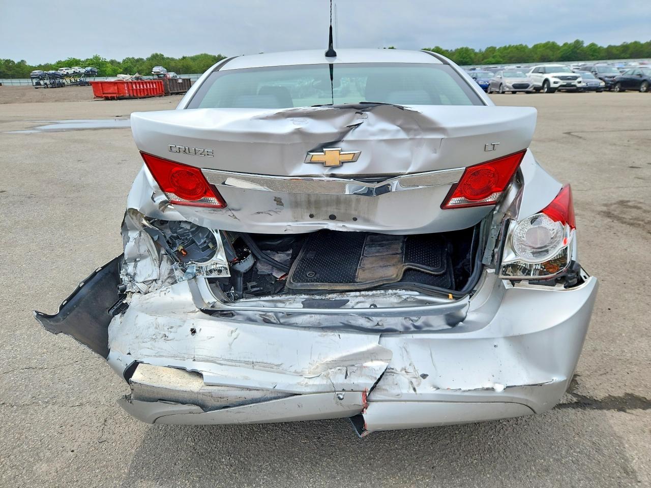 2013 Chevrolet Cruze Lt Silver vin: 1G1PC5SB0D7183505