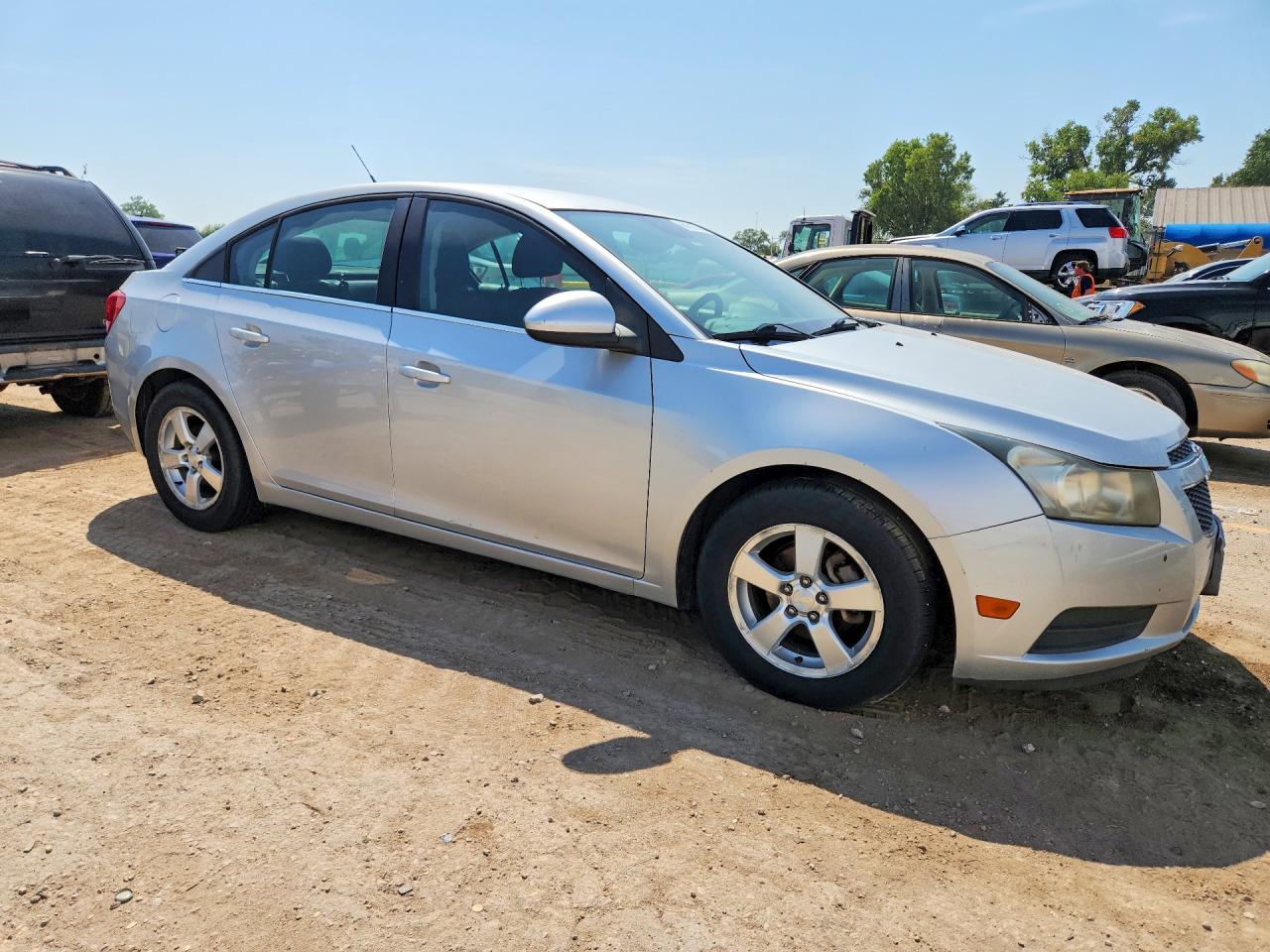 2013 Chevrolet Cruze Lt White vin: 1G1PC5SB0D7209908