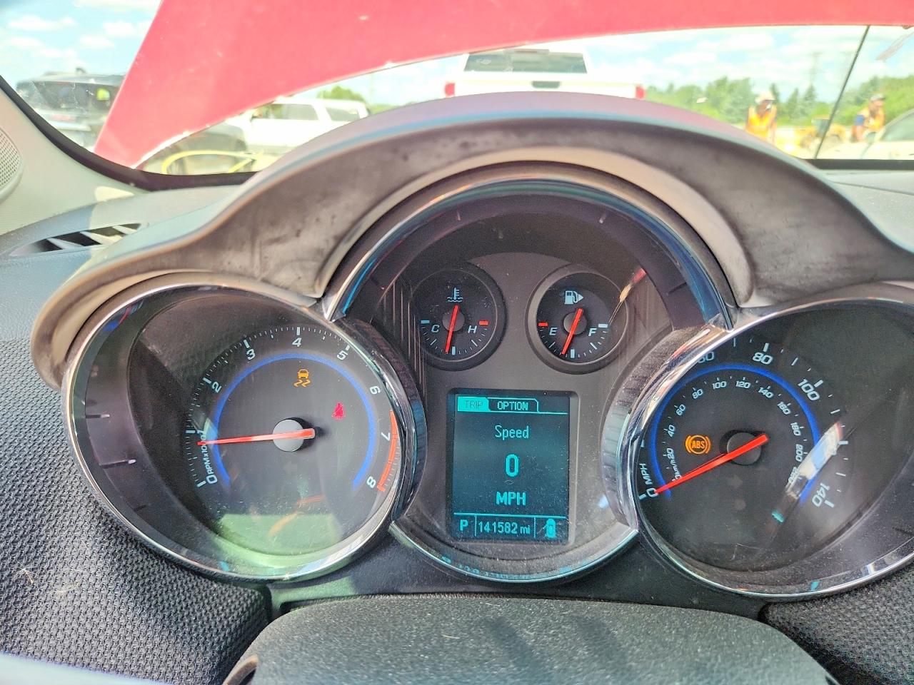2013 Chevrolet Cruze Lt Red vin: 1G1PC5SB0D7212534