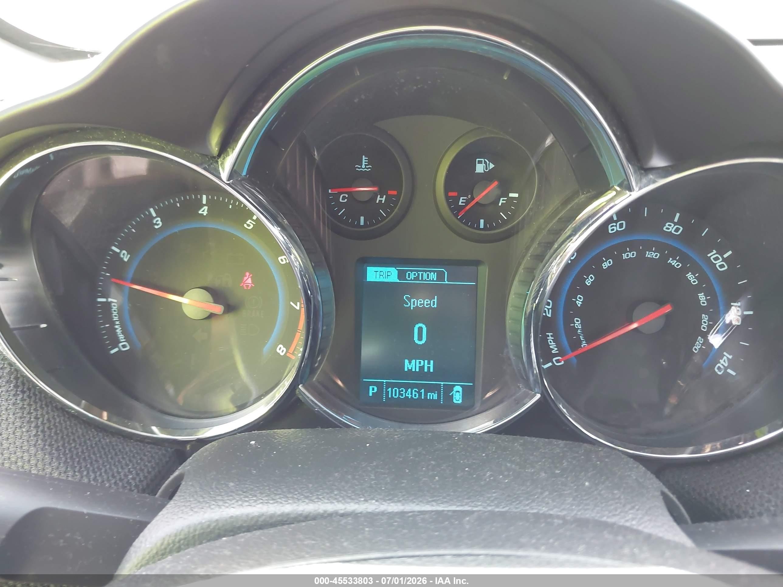 2013 Chevrolet Cruze 1lt Auto Red vin: 1G1PC5SB0D7219841