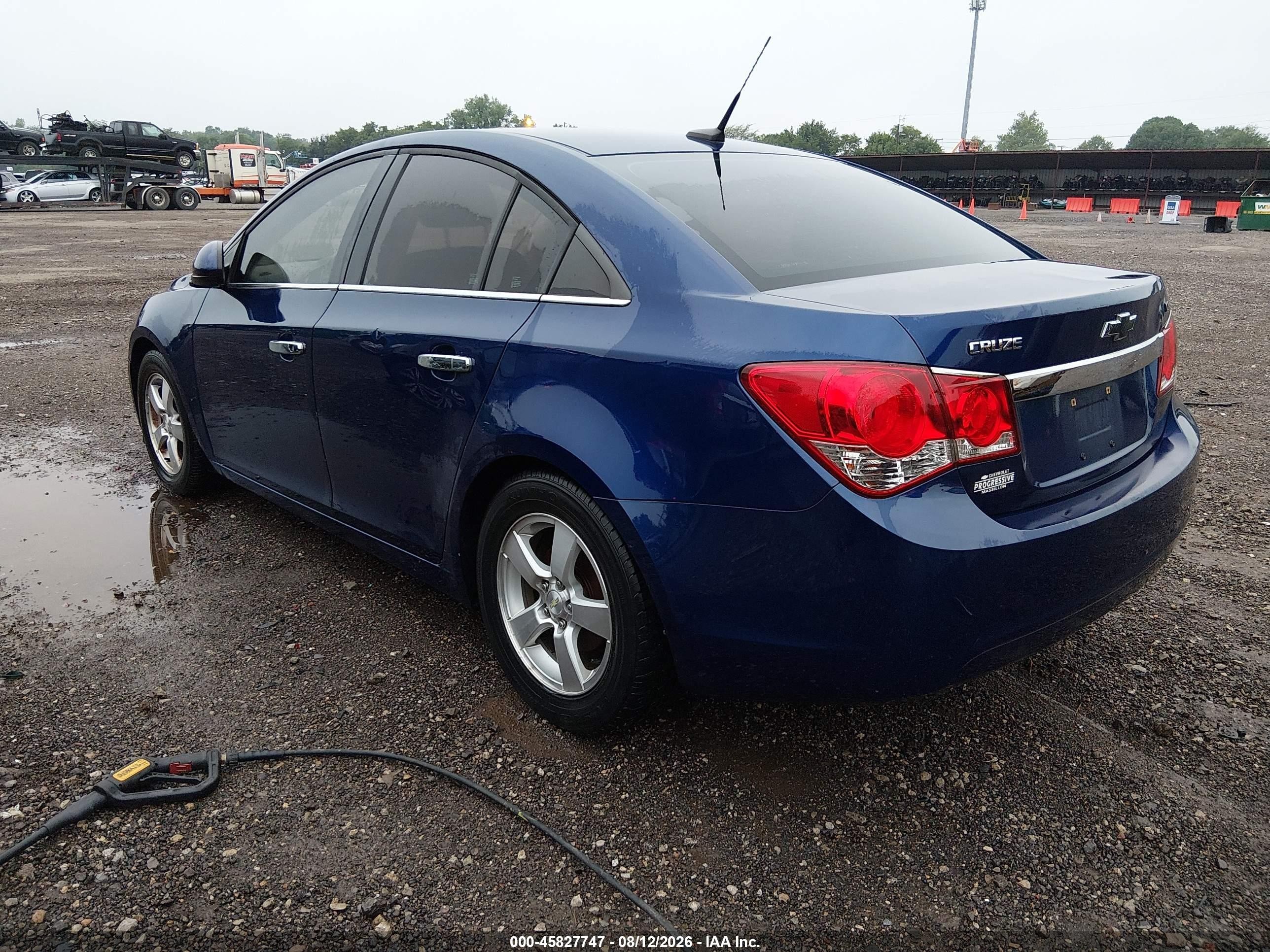 2013 Chevrolet Cruze 1lt Auto Blue vin: 1G1PC5SB0D7246683