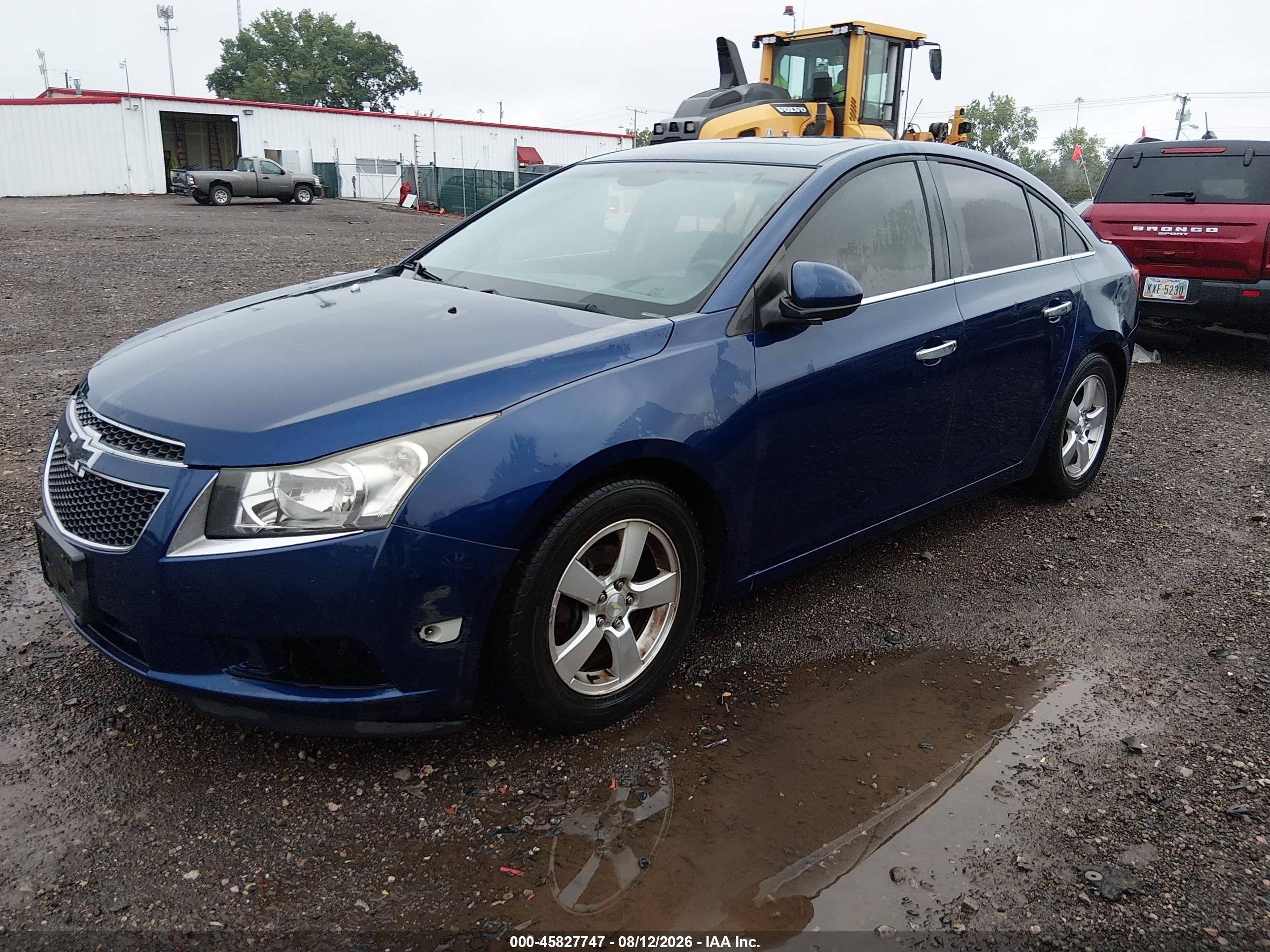 2013 Chevrolet Cruze 1lt Auto Blue vin: 1G1PC5SB0D7246683