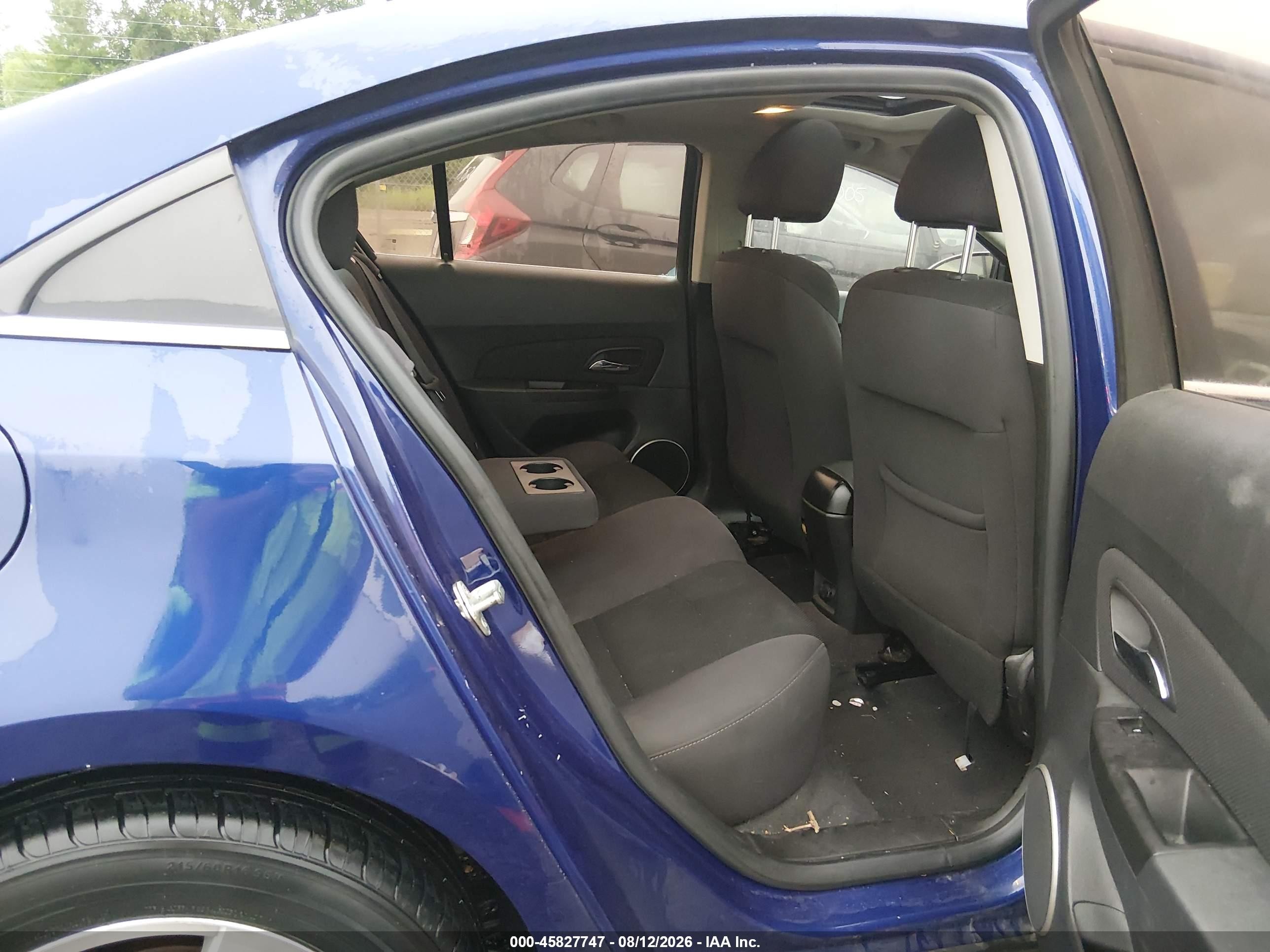 2013 Chevrolet Cruze 1lt Auto Blue vin: 1G1PC5SB0D7246683