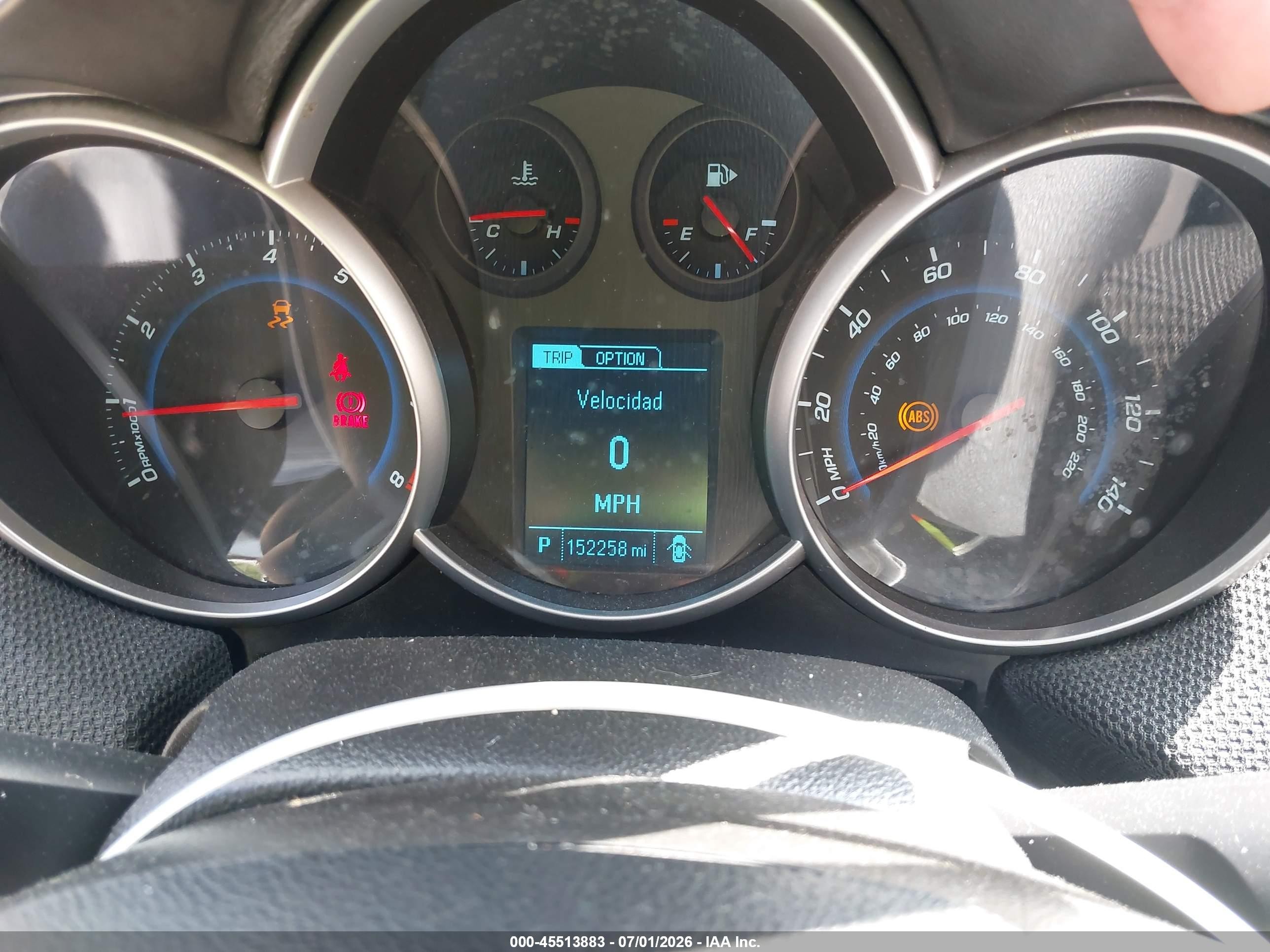 2013 Chevrolet Cruze 1lt Auto Champagne vin: 1G1PC5SB0D7254900