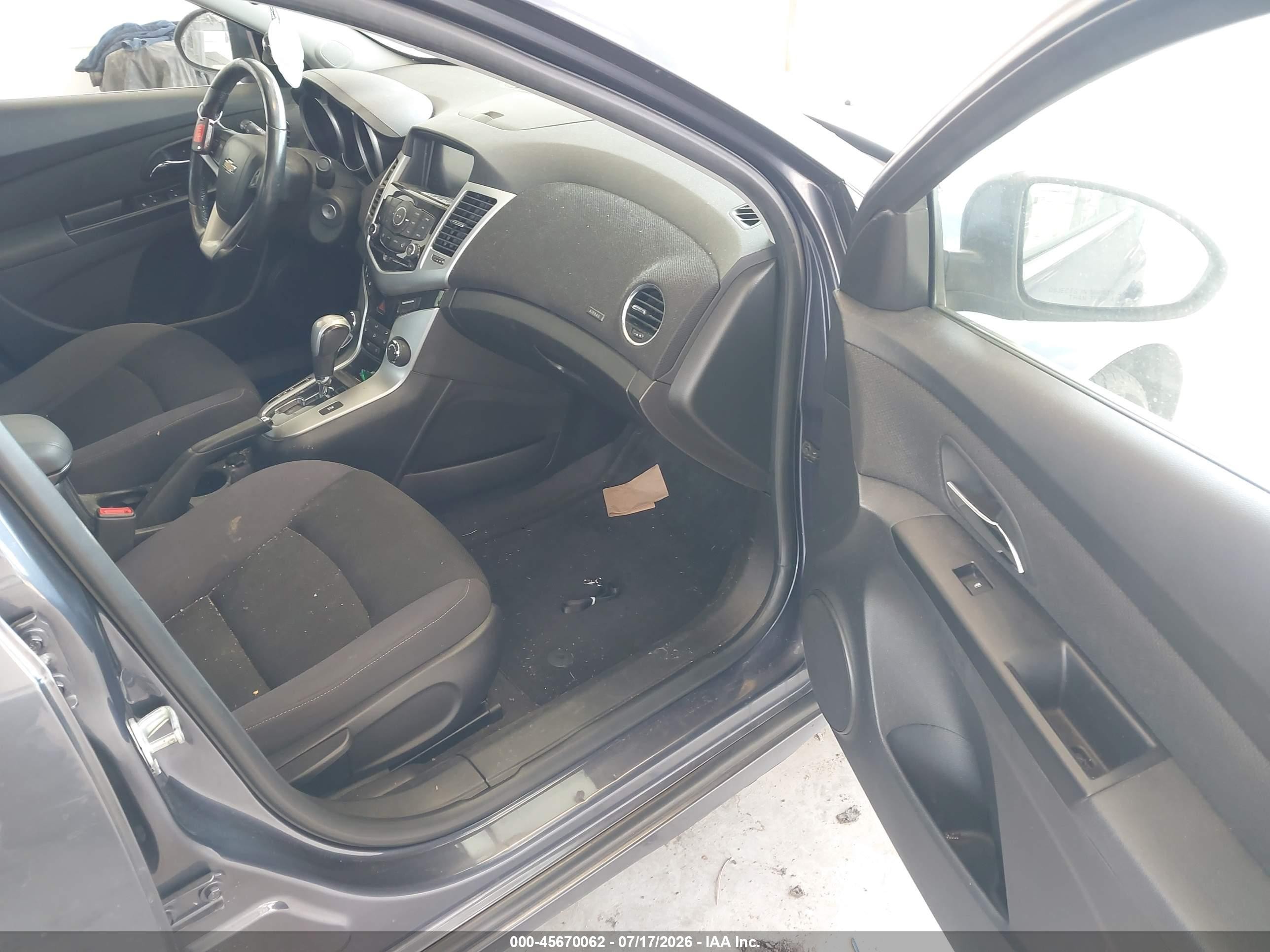 2013 Chevrolet Cruze 1lt Auto Blue vin: 1G1PC5SB0D7289601
