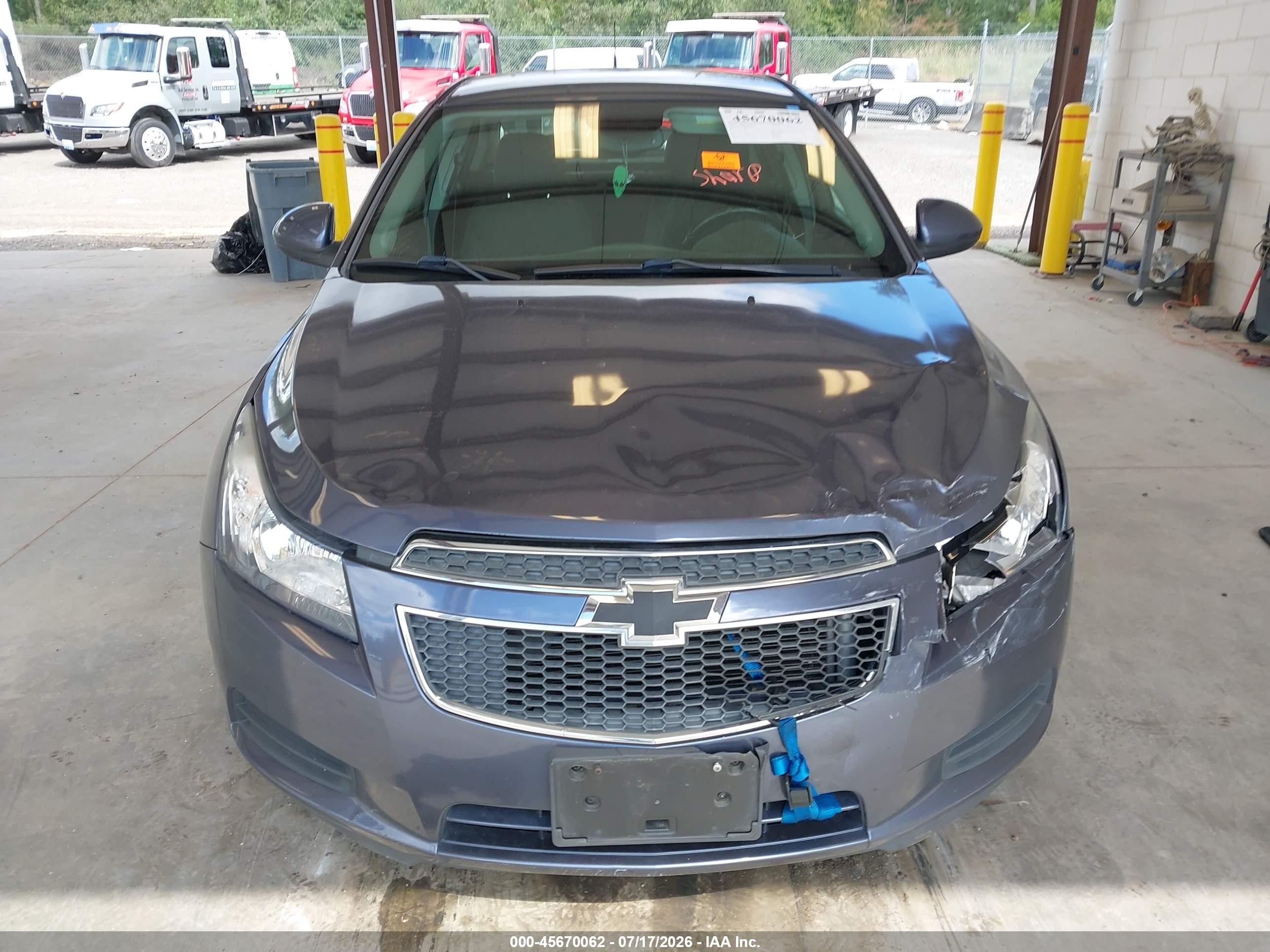 2013 Chevrolet Cruze 1lt Auto Blue vin: 1G1PC5SB0D7289601
