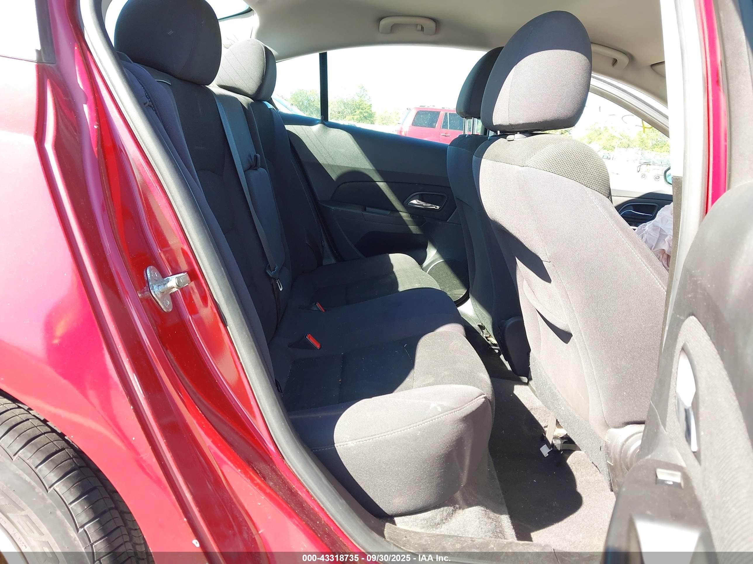 2013 Chevrolet Cruze 1lt Auto Red vin: 1G1PC5SB0D7302864
