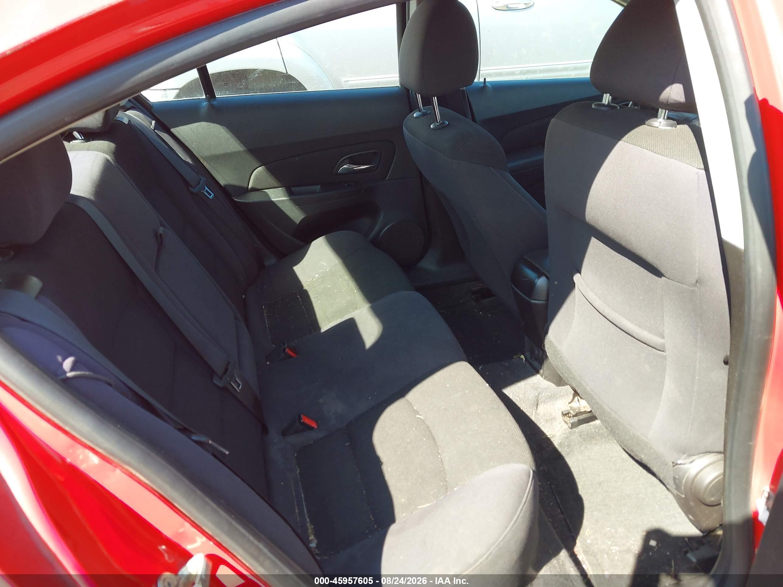 2014 Chevrolet Cruze 1lt Auto Red vin: 1G1PC5SB0E7113665
