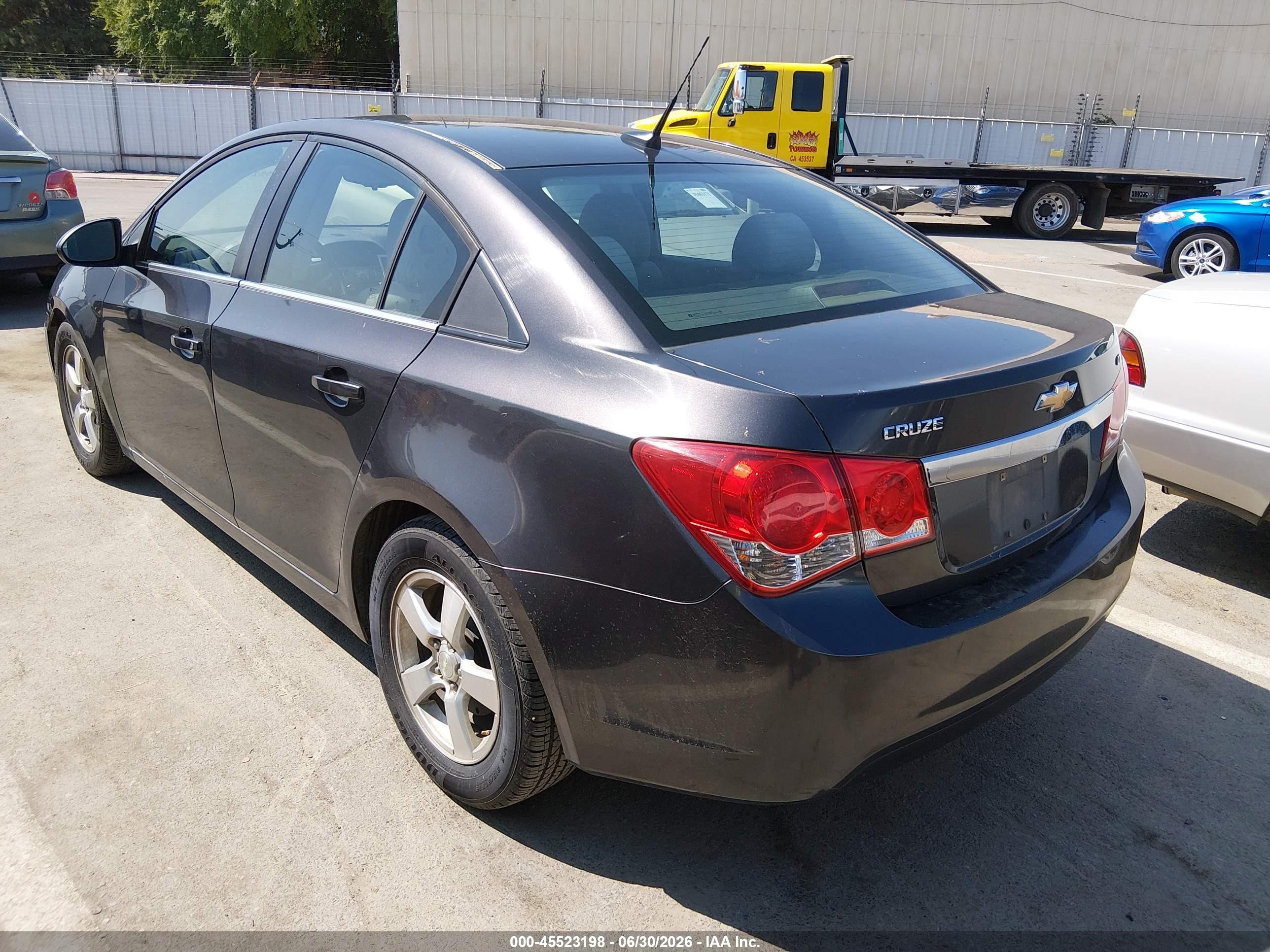 2014 Chevrolet Cruze 1lt Auto Серый vin: 1G1PC5SB0E7114797