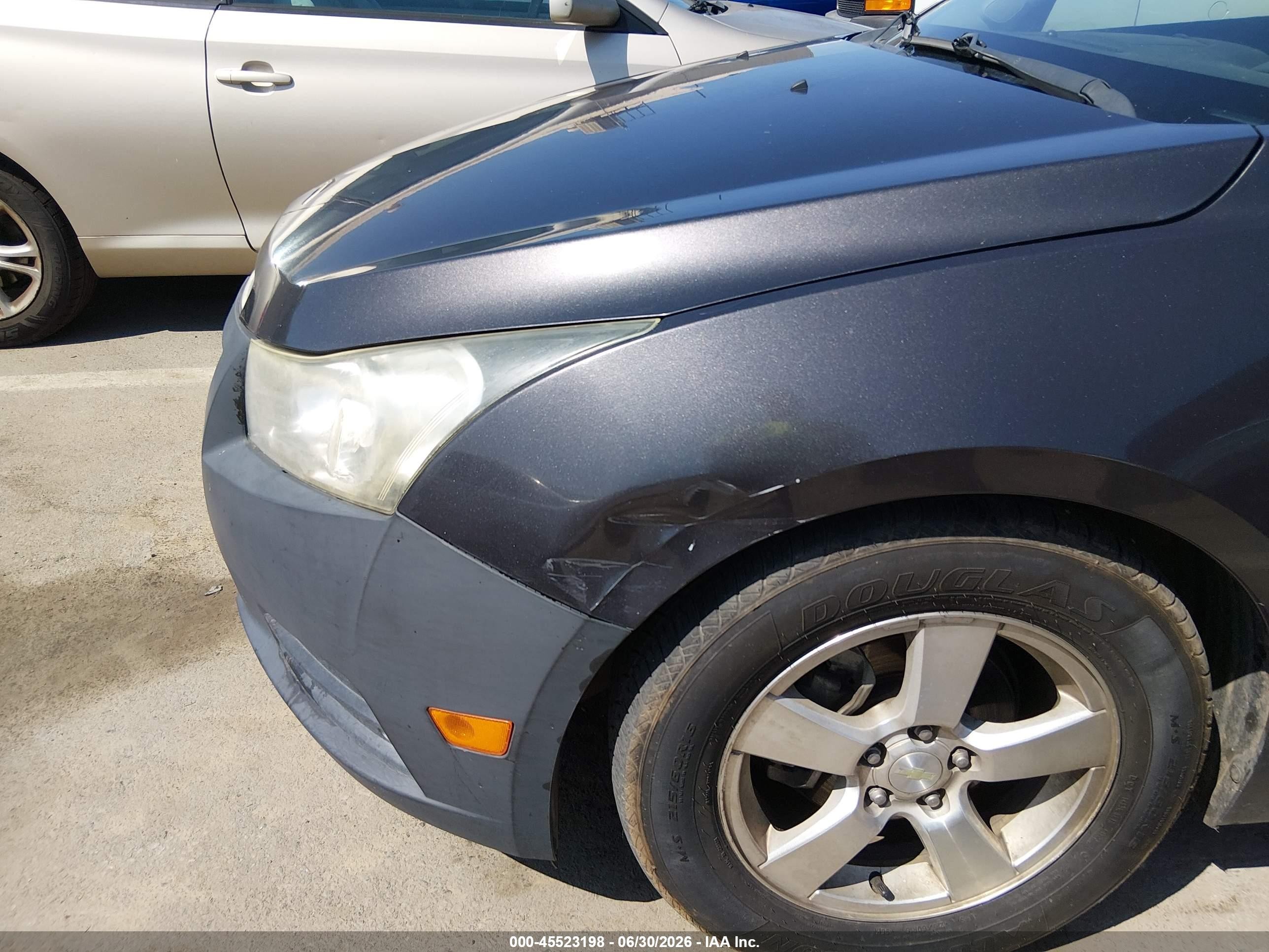 2014 Chevrolet Cruze 1lt Auto Серый vin: 1G1PC5SB0E7114797