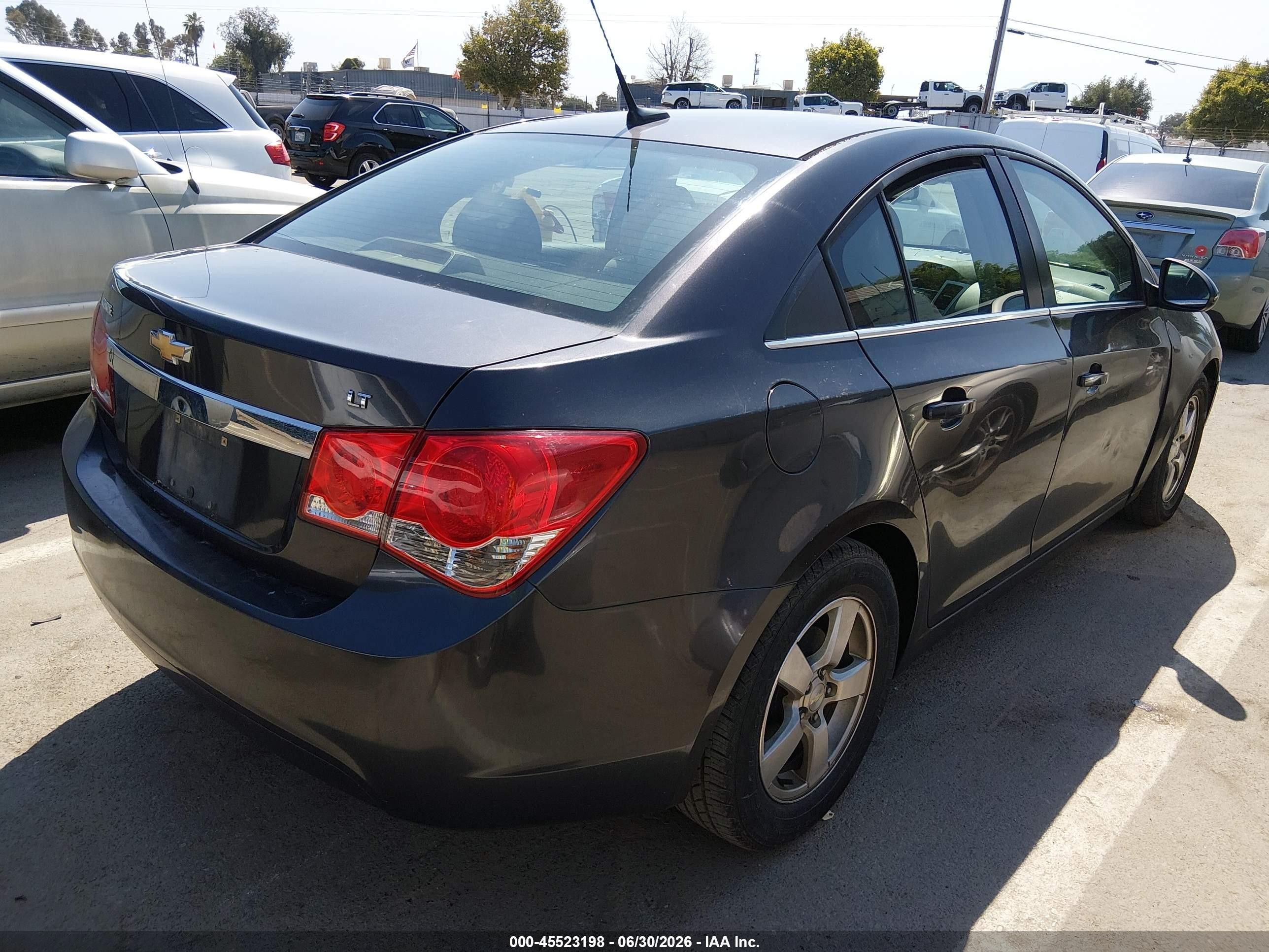 2014 Chevrolet Cruze 1lt Auto Серый vin: 1G1PC5SB0E7114797