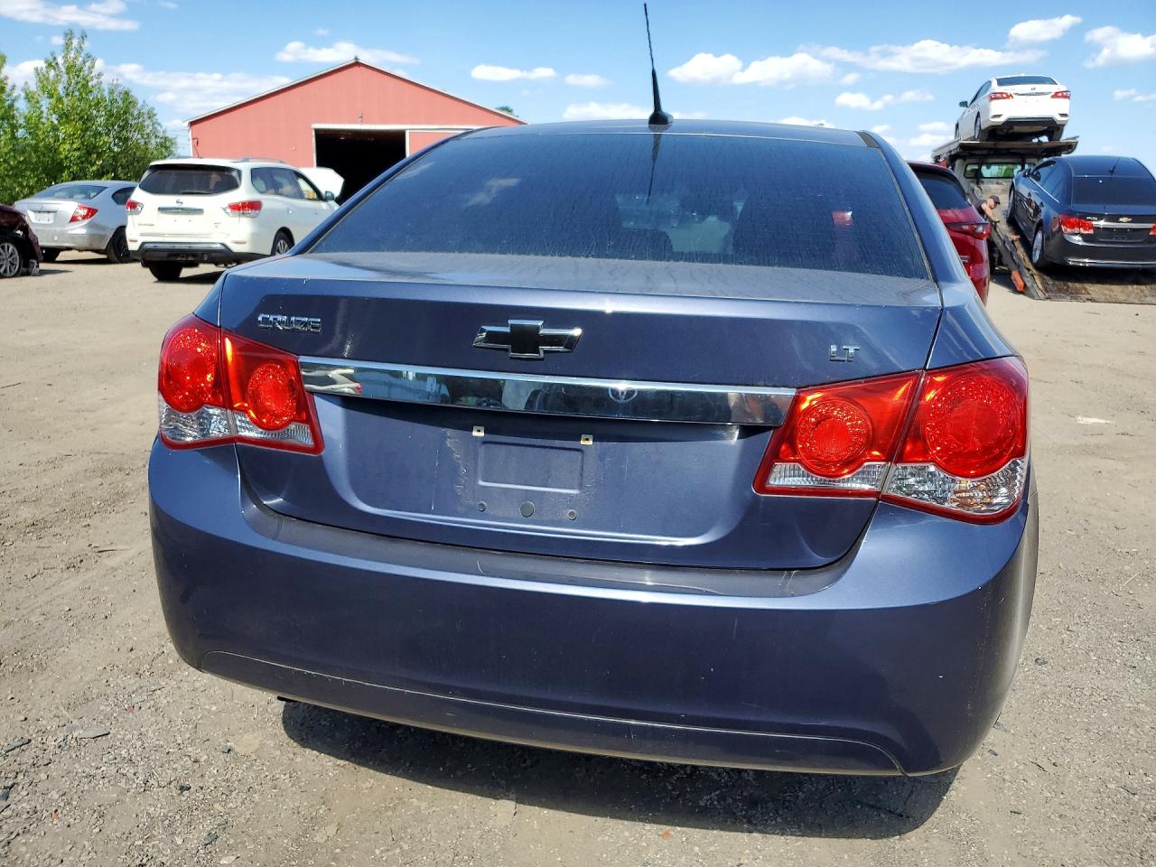 2014 Chevrolet Cruze Lt Gray vin: 1G1PC5SB0E7116338