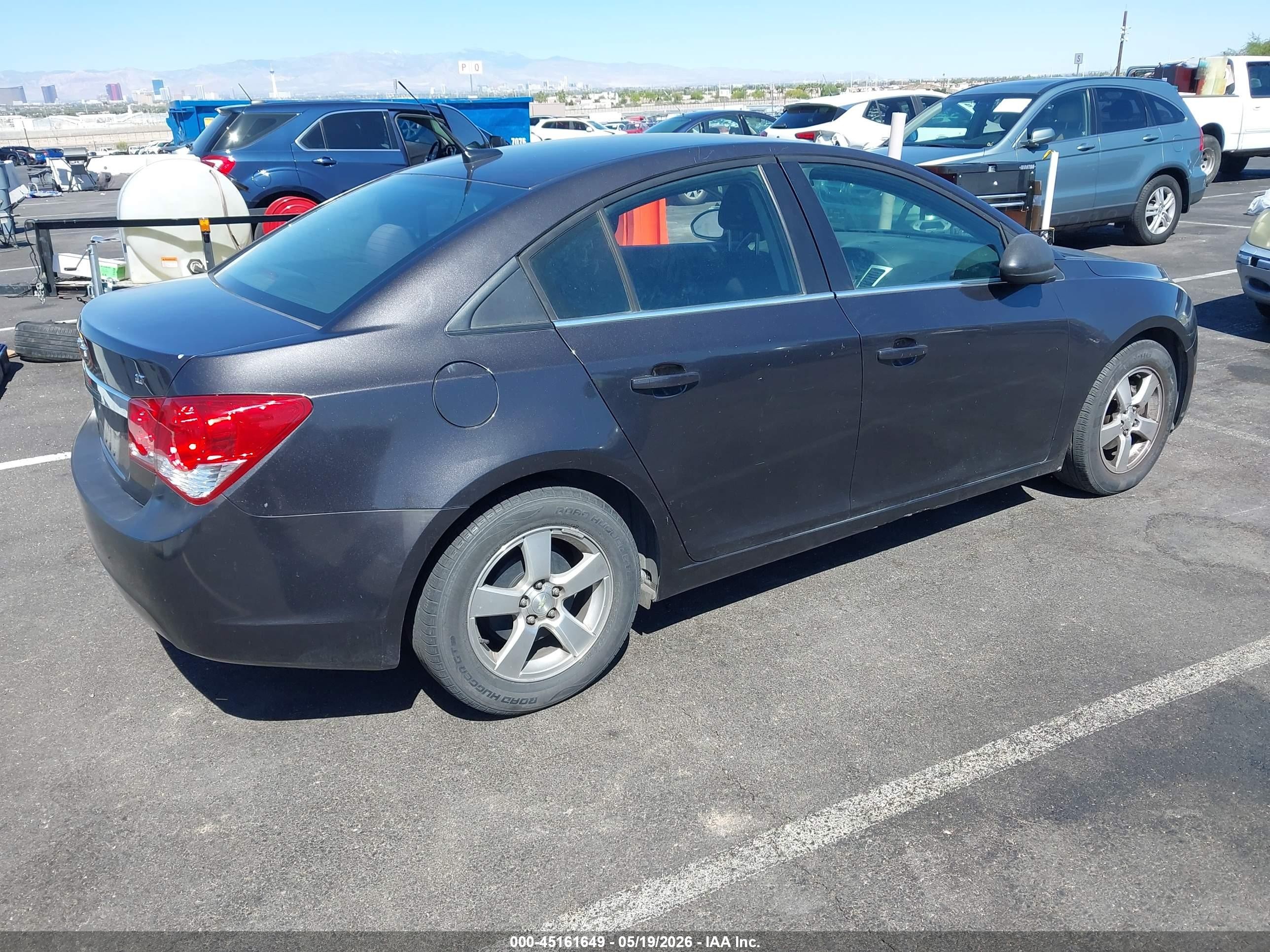 2014 Chevrolet Cruze 1lt Auto Gray vin: 1G1PC5SB0E7120082