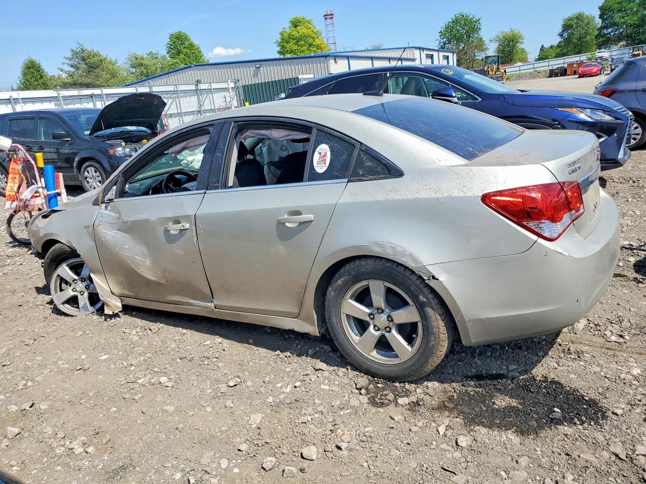 2014 Chevrolet Cruze Lt Beige vin: 1G1PC5SB0E7133706