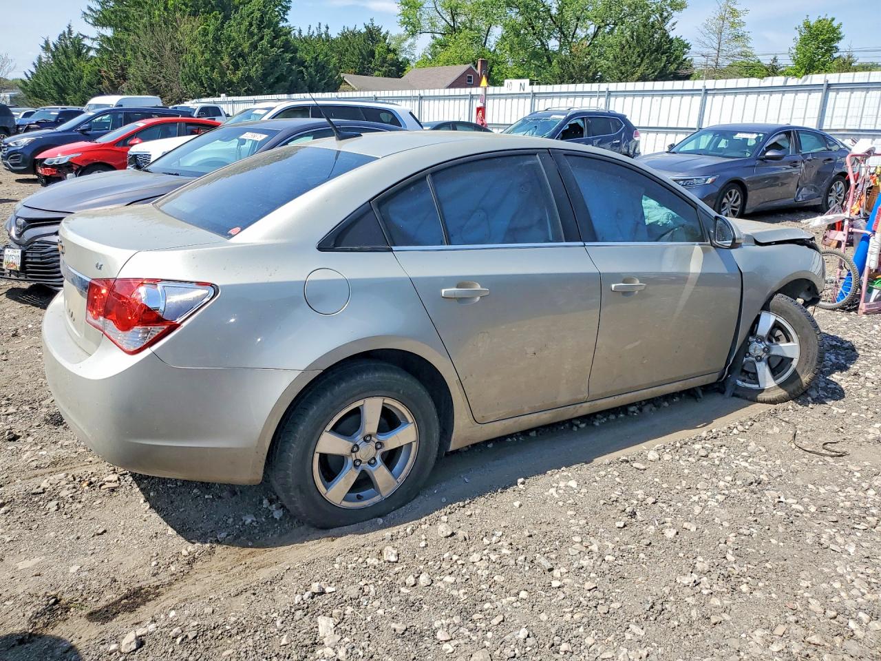 2014 Chevrolet Cruze Lt Beige vin: 1G1PC5SB0E7133706