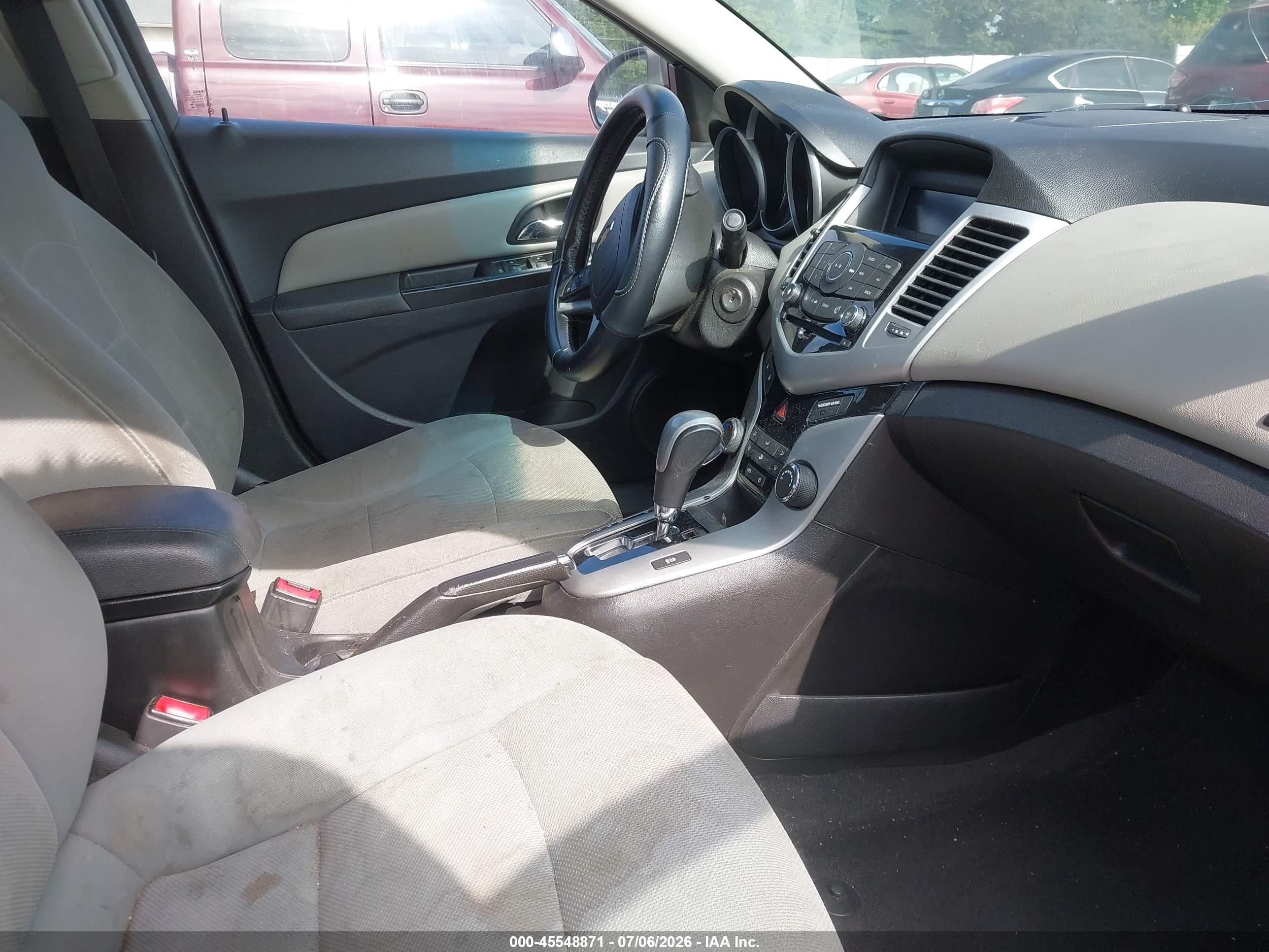 2014 Chevrolet Cruze 1lt Auto Gray vin: 1G1PC5SB0E7158685