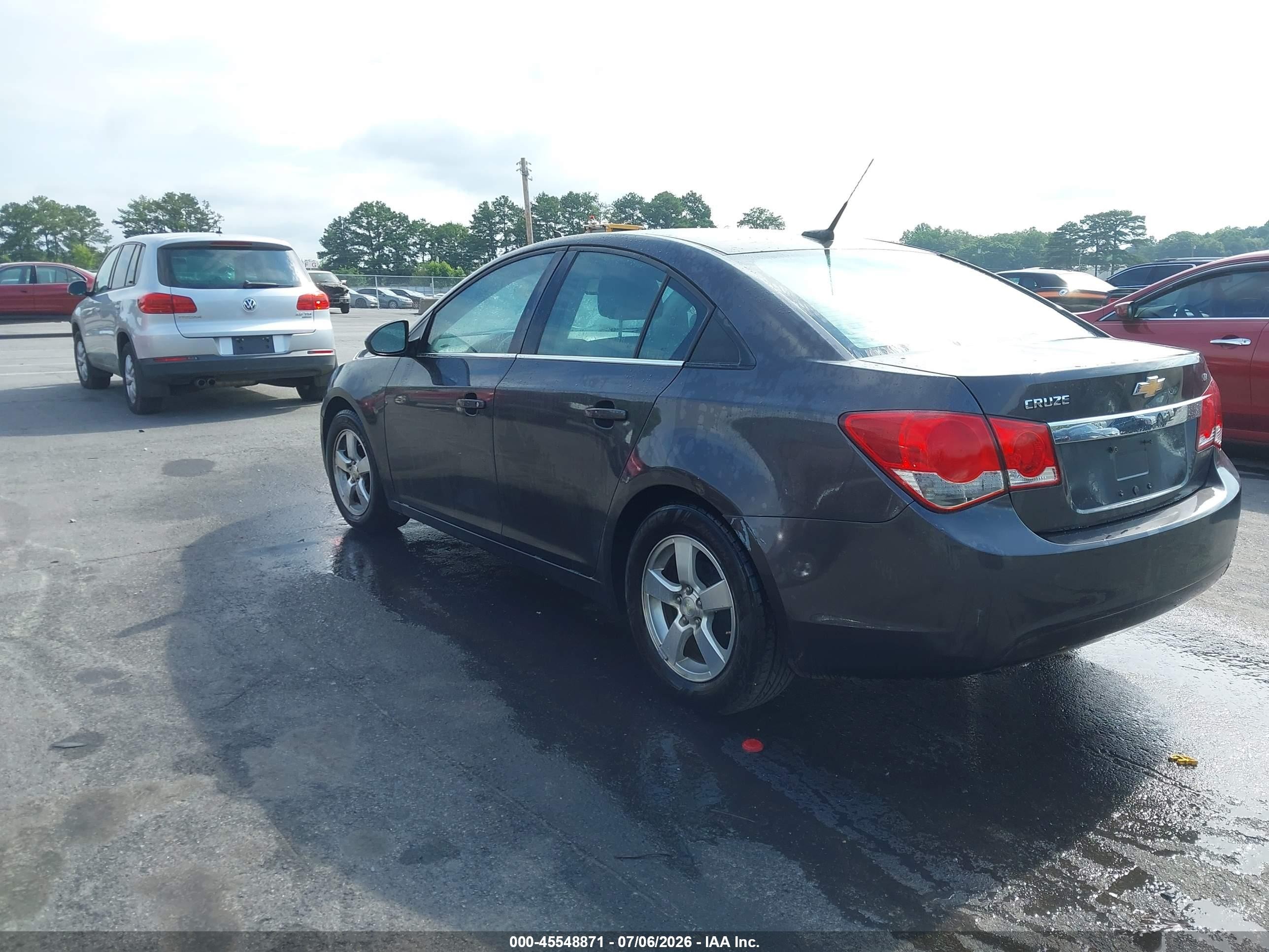 2014 Chevrolet Cruze 1lt Auto Gray vin: 1G1PC5SB0E7158685