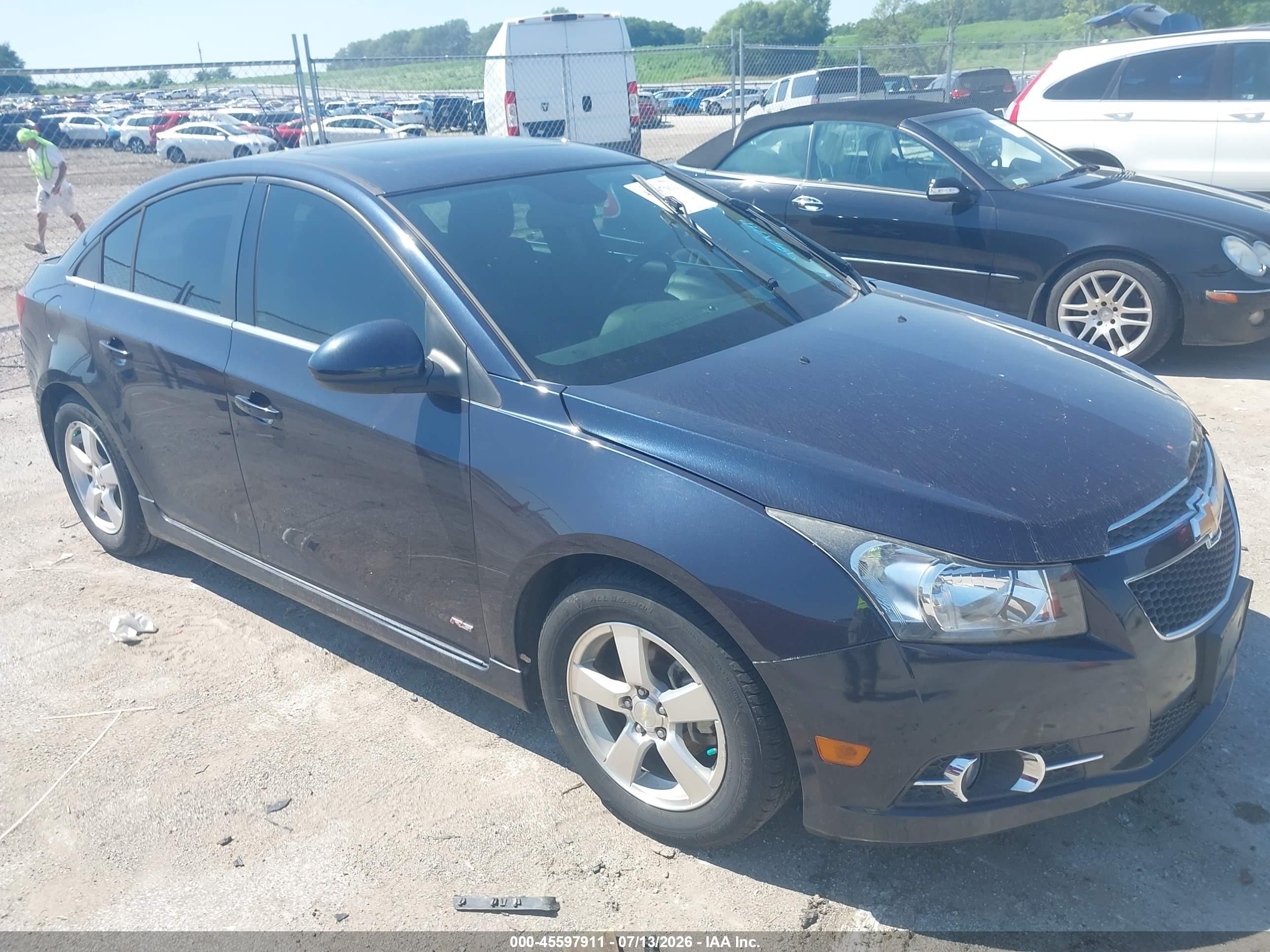 2014 Chevrolet Cruze 1lt Auto Синий vin: 1G1PC5SB0E7179729