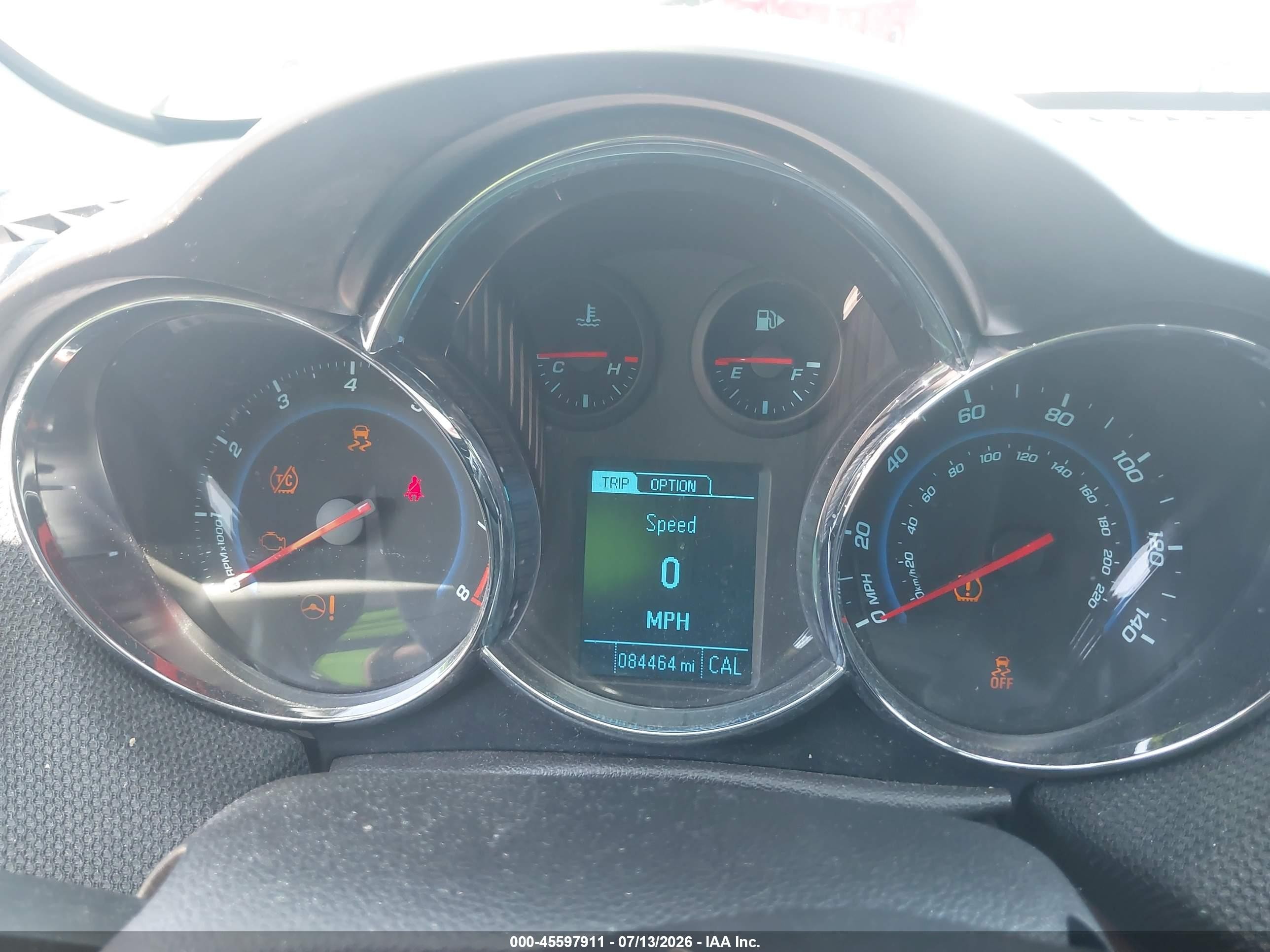 2014 Chevrolet Cruze 1lt Auto Синий vin: 1G1PC5SB0E7179729