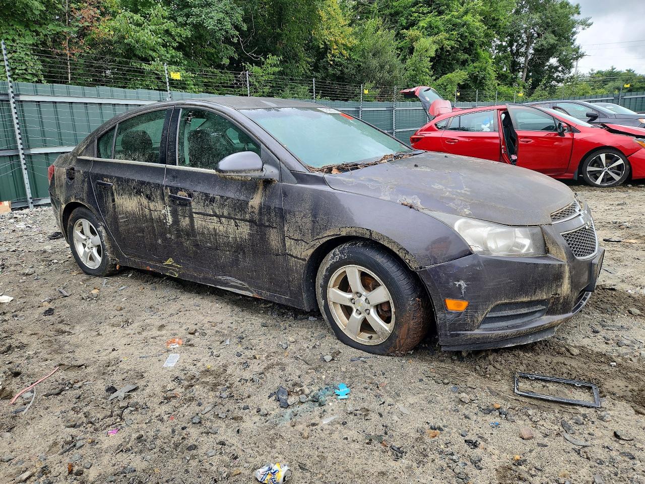 2014 Chevrolet Cruze Lt Blue vin: 1G1PC5SB0E7194652