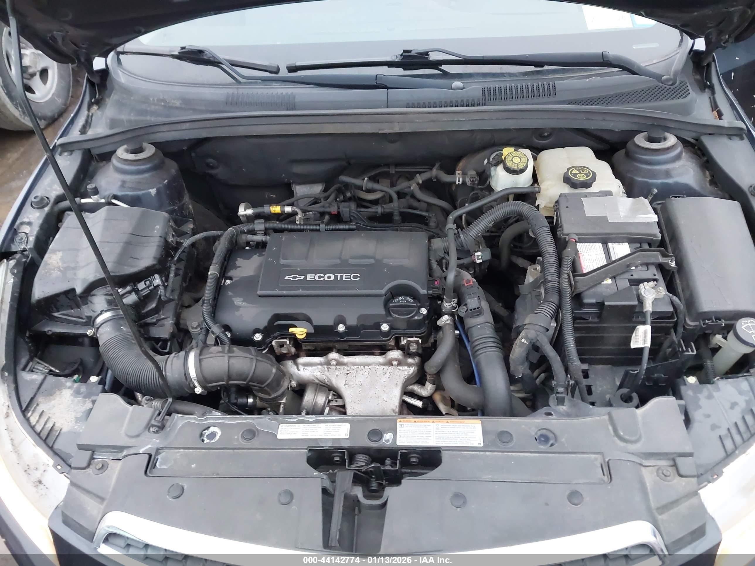 2014 Chevrolet Cruze 1lt Auto Синий vin: 1G1PC5SB0E7195784