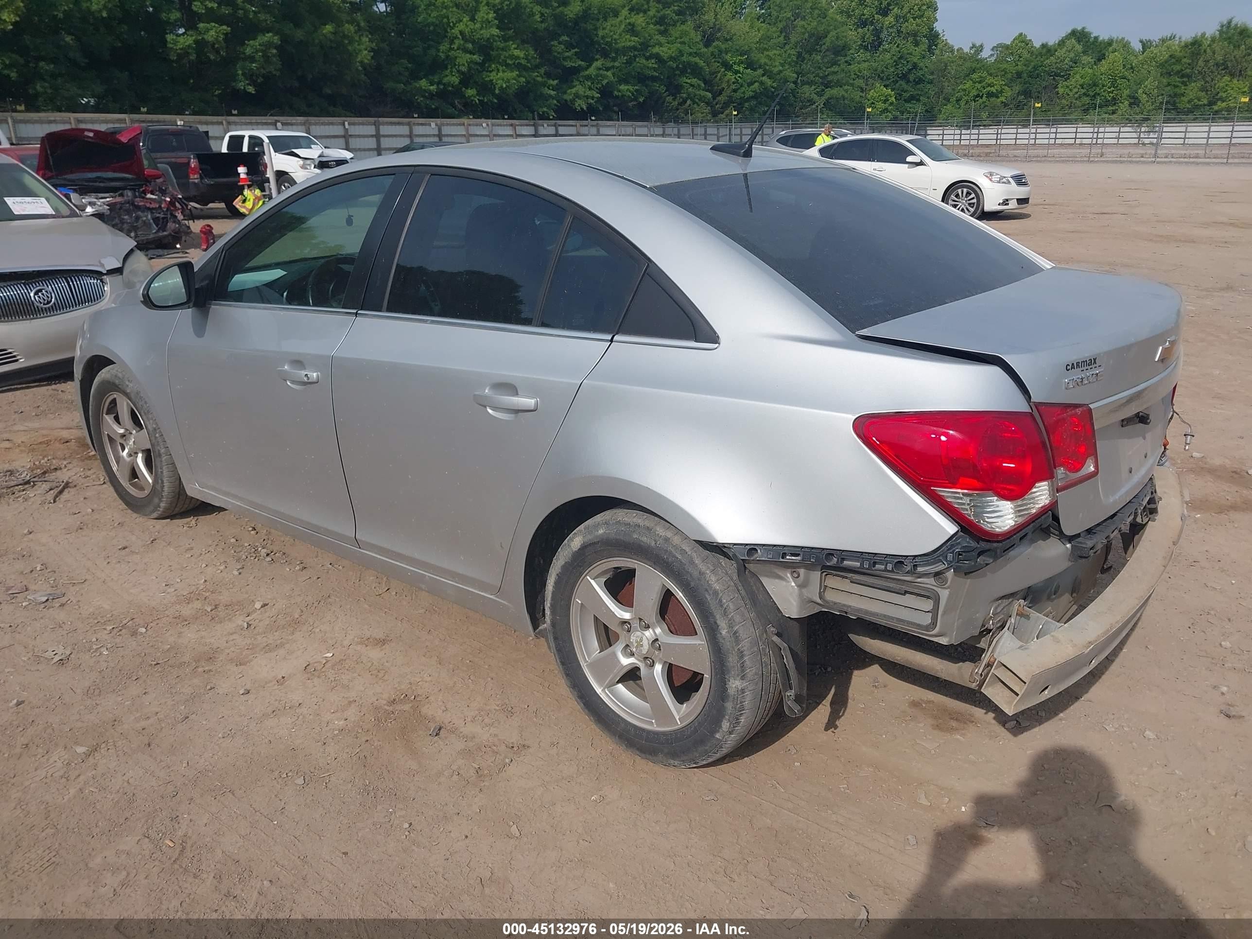 2014 Chevrolet Cruze 1lt Auto Silver vin: 1G1PC5SB0E7196708