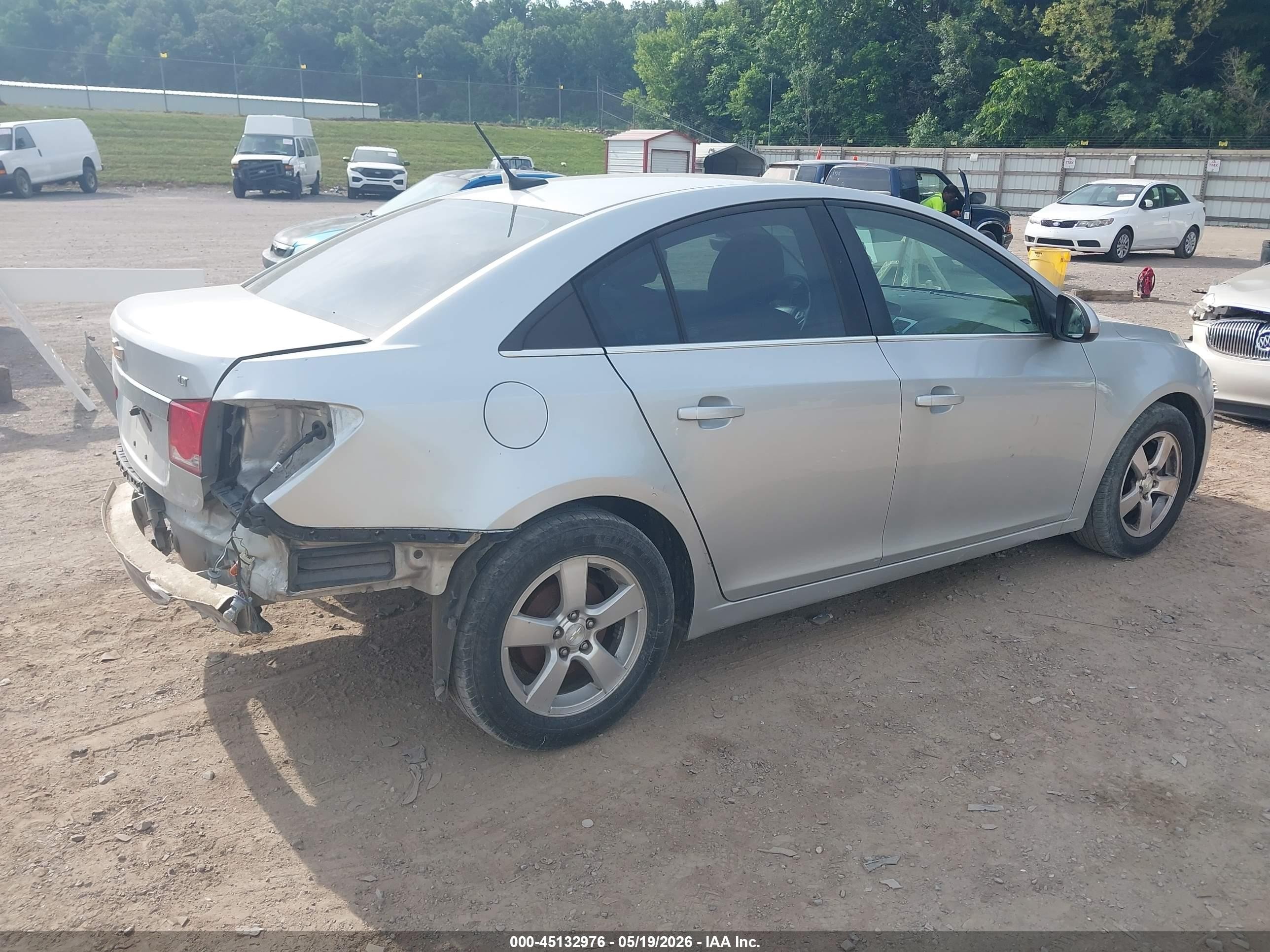 2014 Chevrolet Cruze 1lt Auto Silver vin: 1G1PC5SB0E7196708