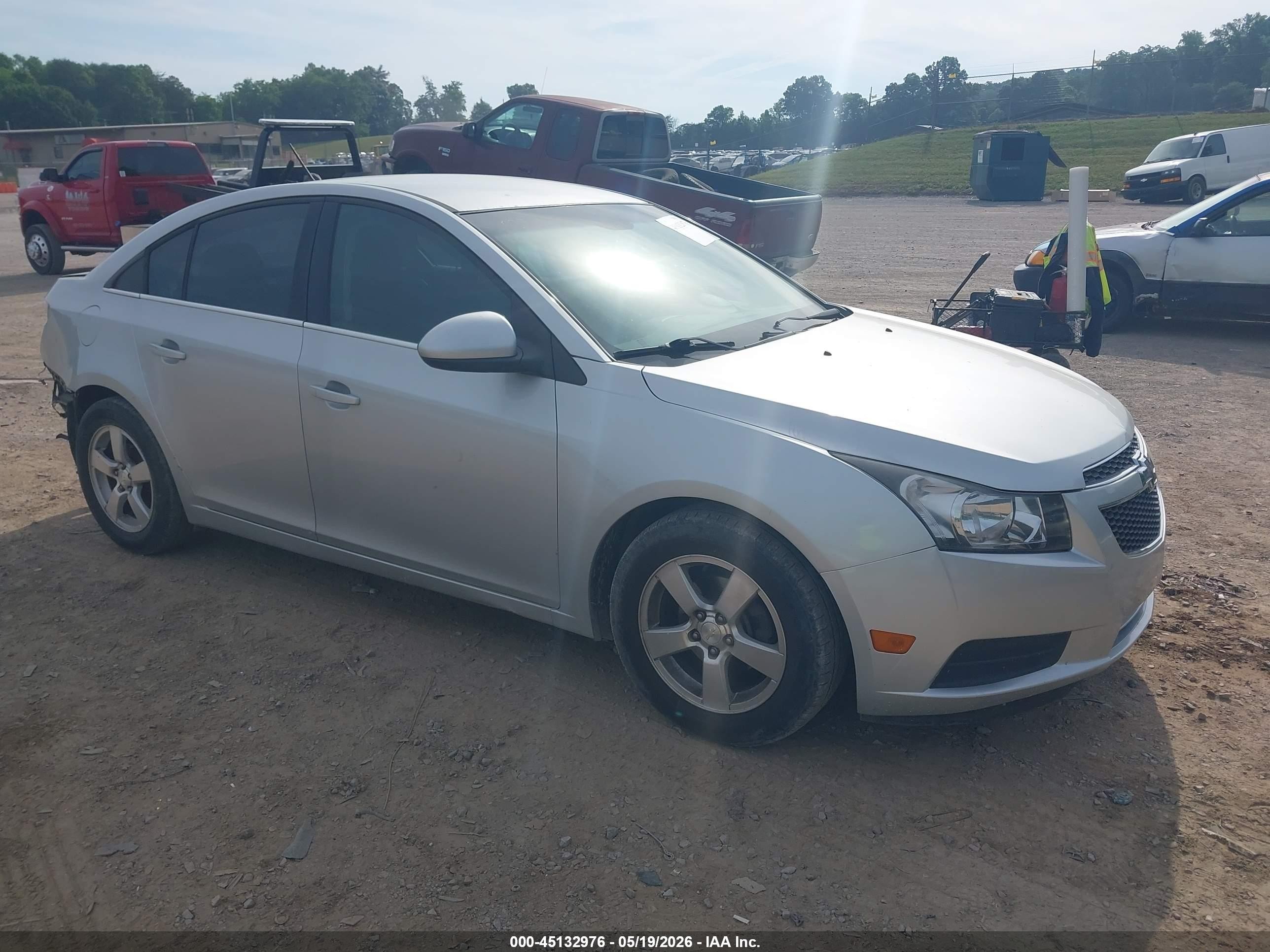 2014 Chevrolet Cruze 1lt Auto Silver vin: 1G1PC5SB0E7196708