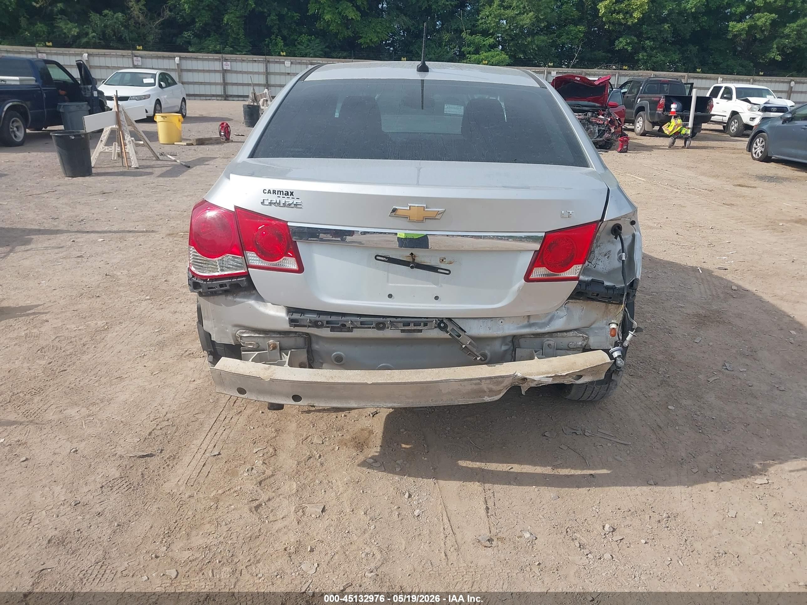 2014 Chevrolet Cruze 1lt Auto Silver vin: 1G1PC5SB0E7196708